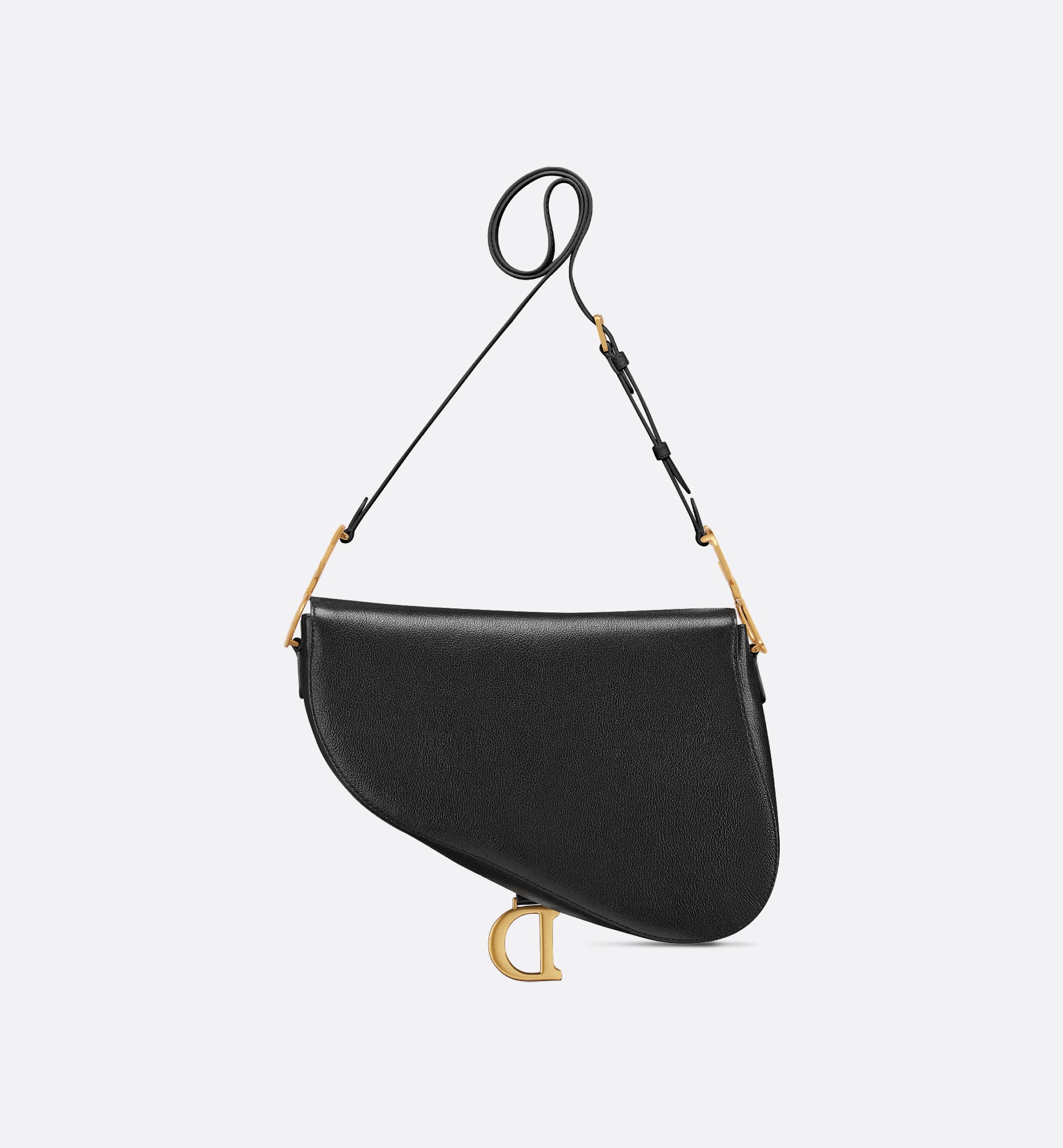 Large Soft Saddle Bag with Strap - 2