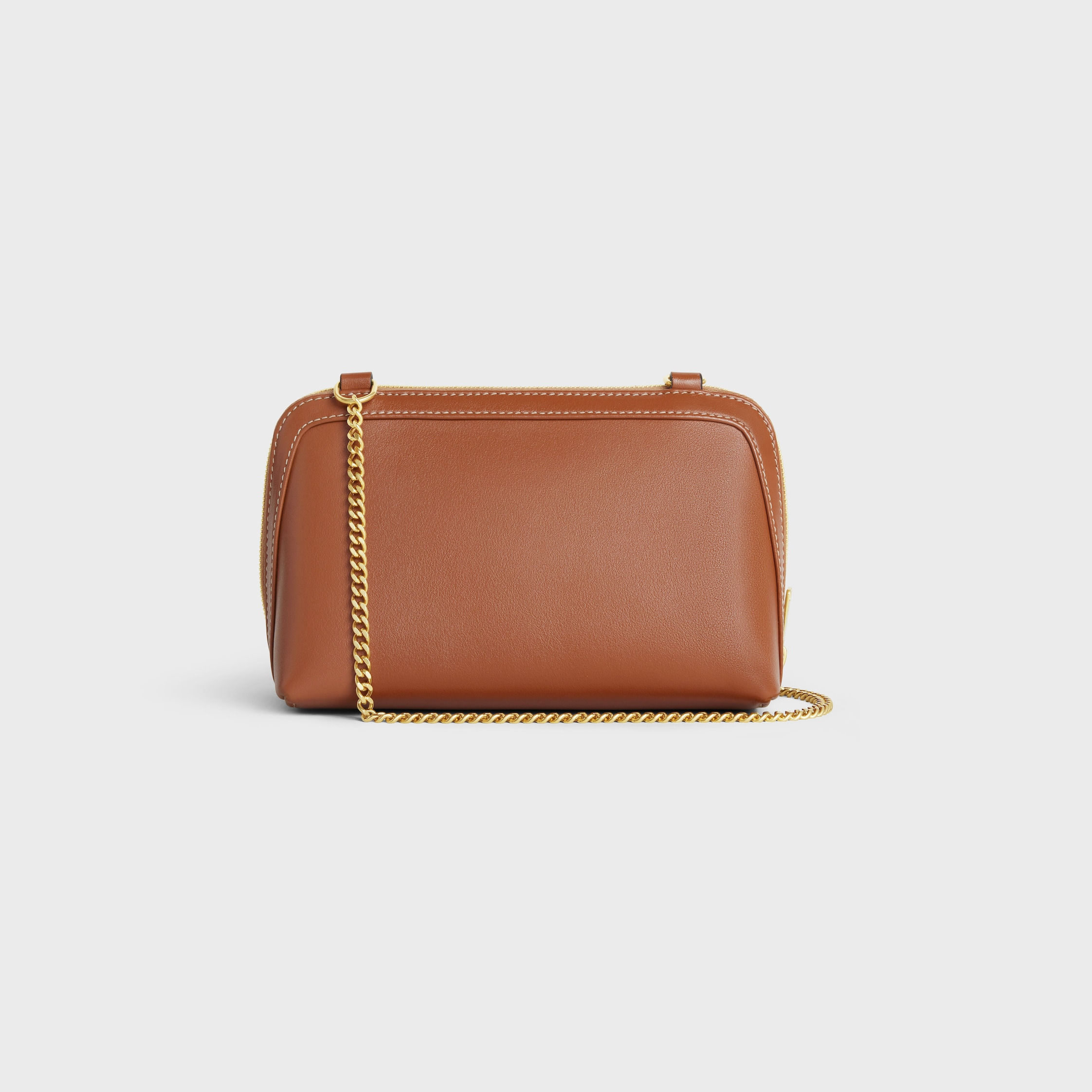 Clutch on Chain Cuir triomphe in smooth calfskin - 4
