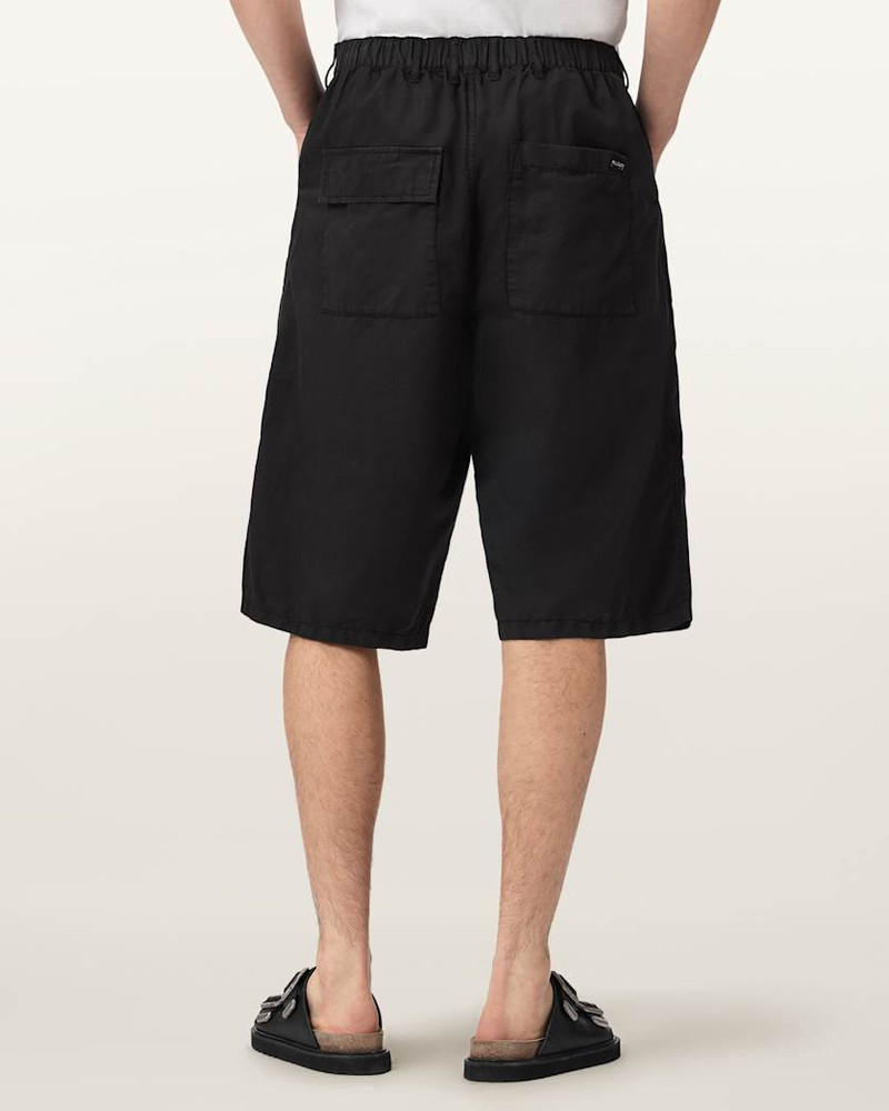 ECHO LINEN BLEND RELAXED FIT SHORTS 5