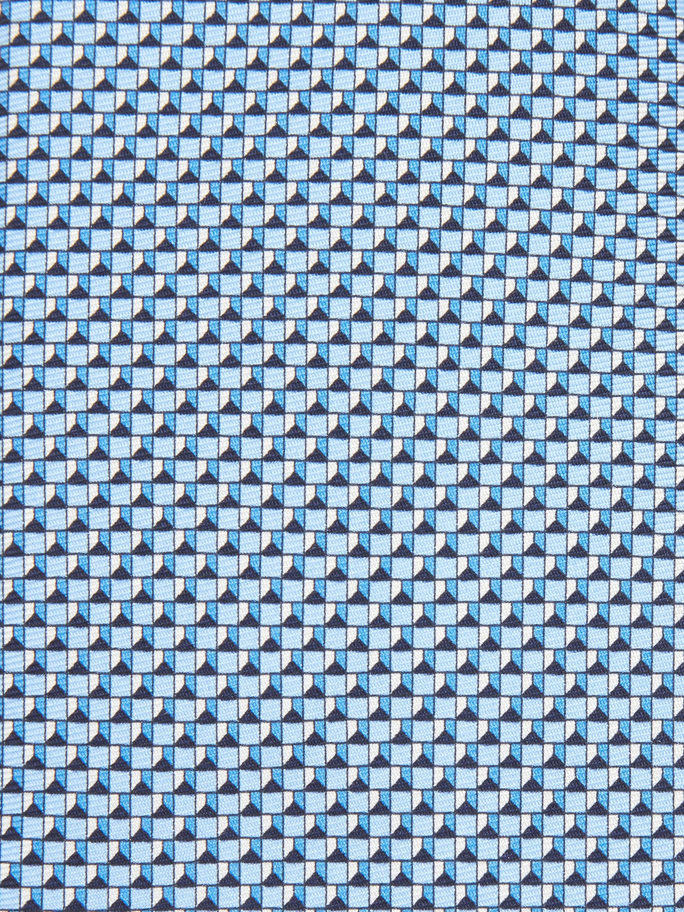 LIGHT BLUE SILK TIE - 2