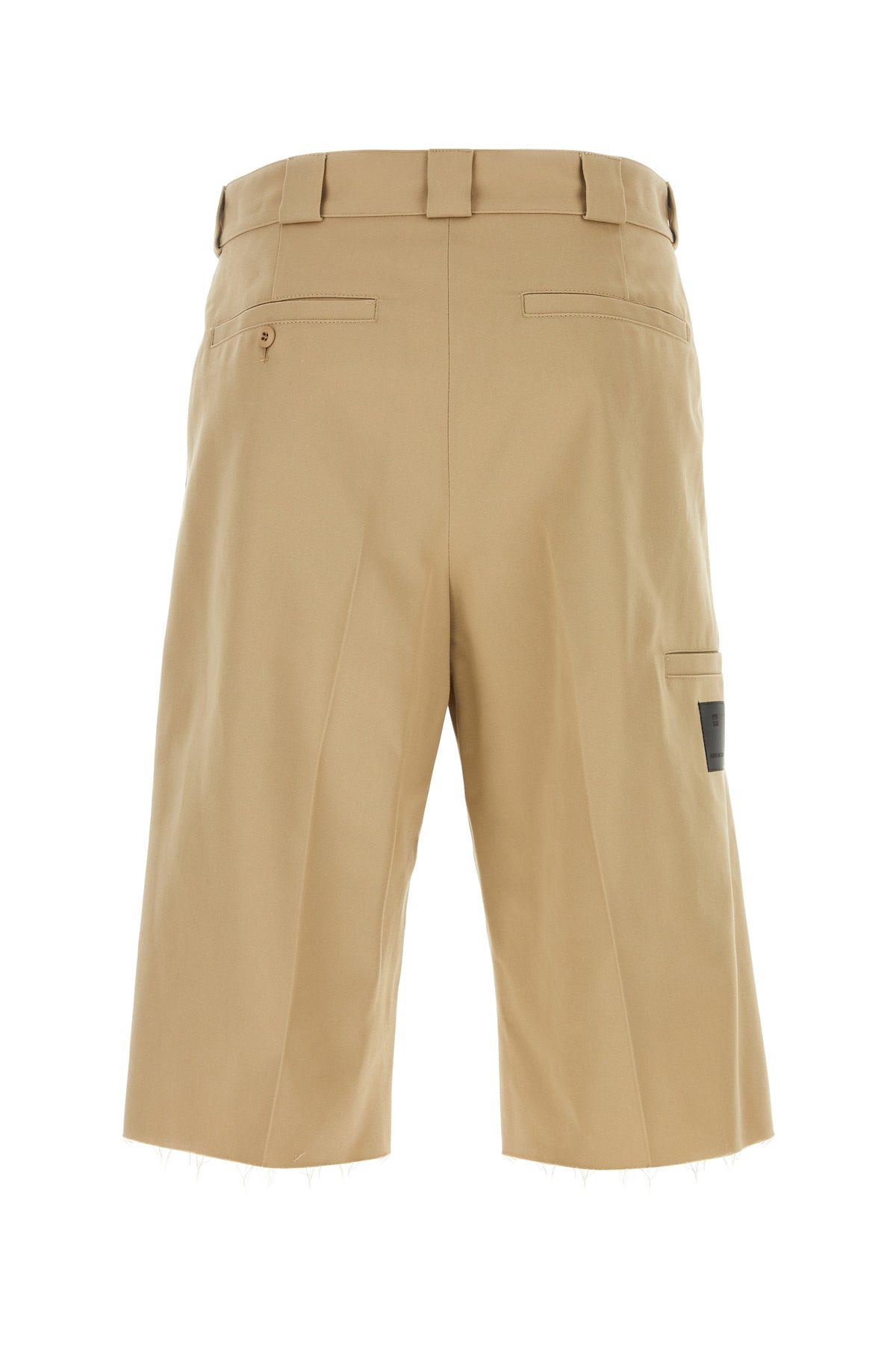 Cappuccino polyester blend bermuda shorts - 2