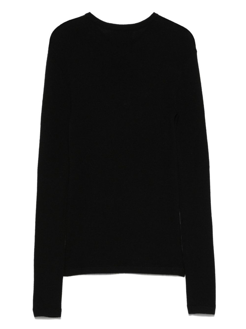 LISA YANG crew-neck sweater outlook