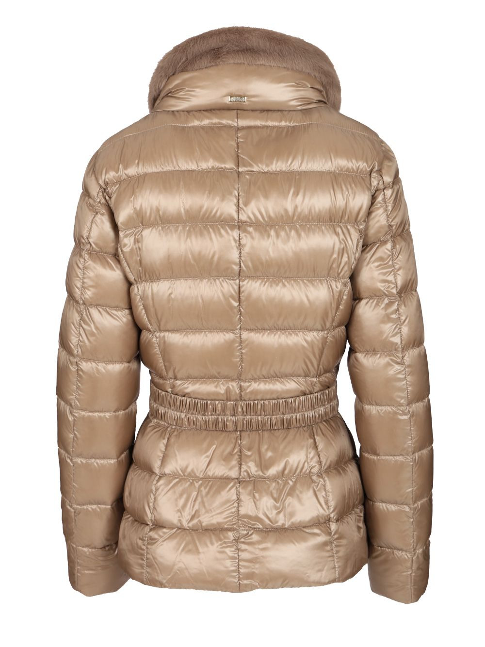 Shniy Padded Down Jacket With Bel Coats Brown - 2