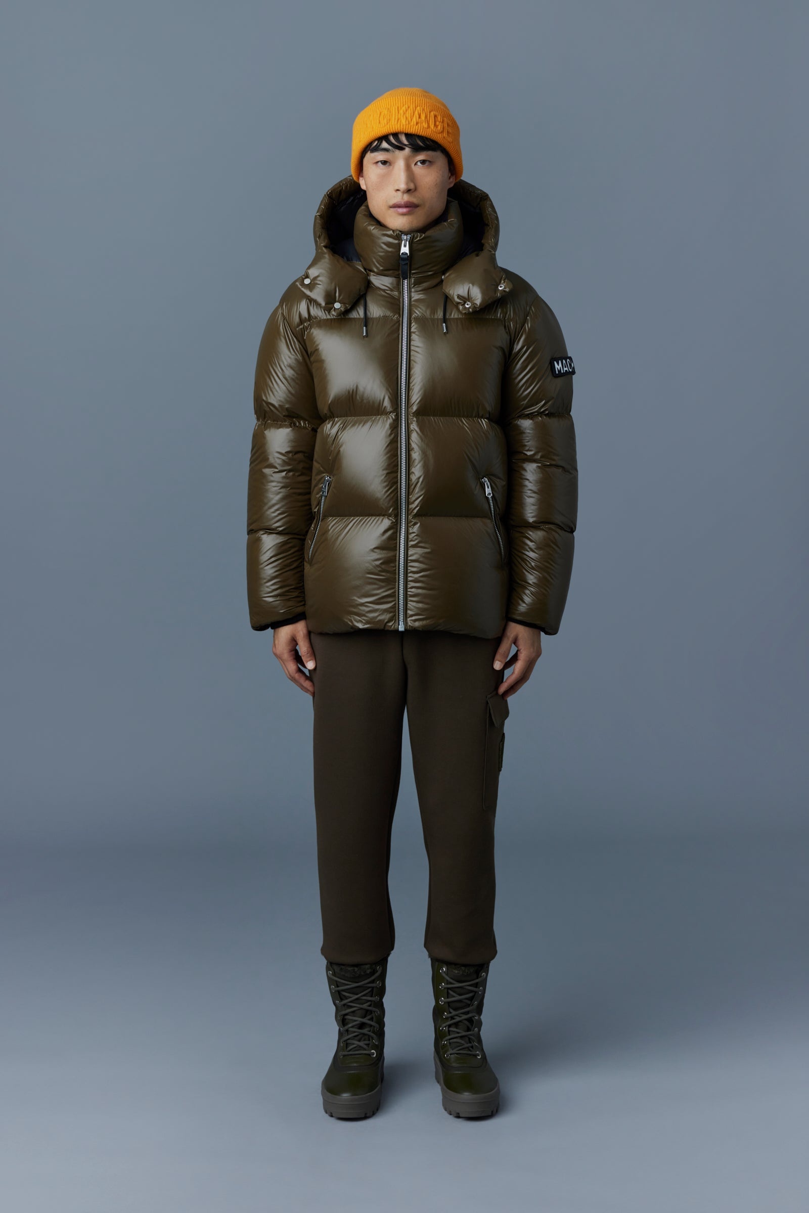 KENT-Z lustrous down jacket with hood - 2