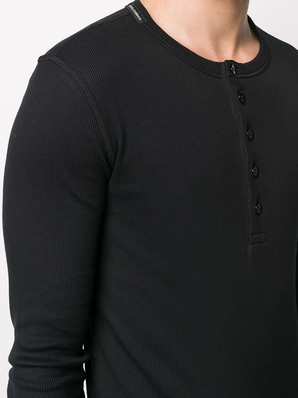 fine-ribbed long-sleeve T-shirt - 5