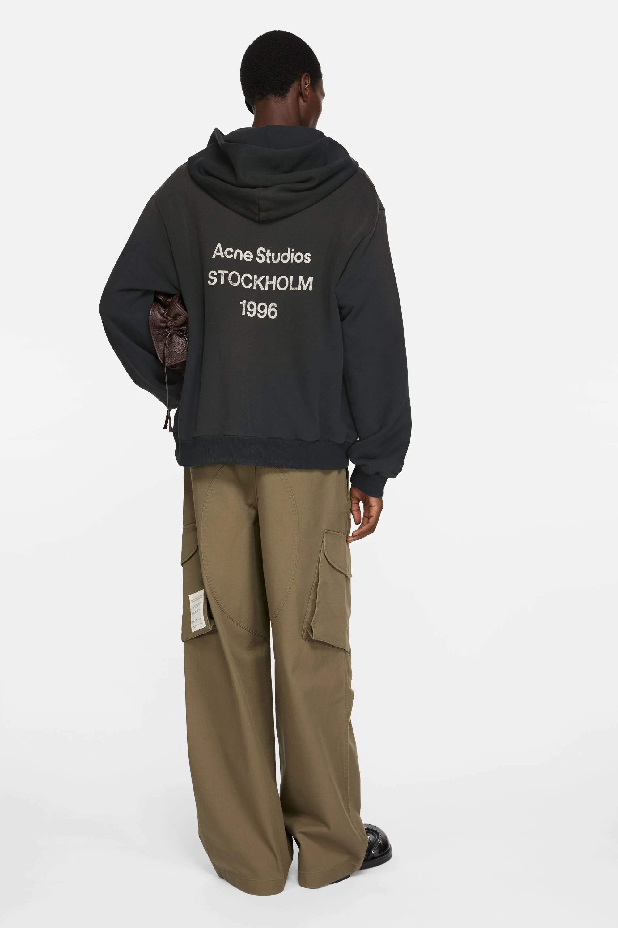 Logo hooded sweater - Black - 3
