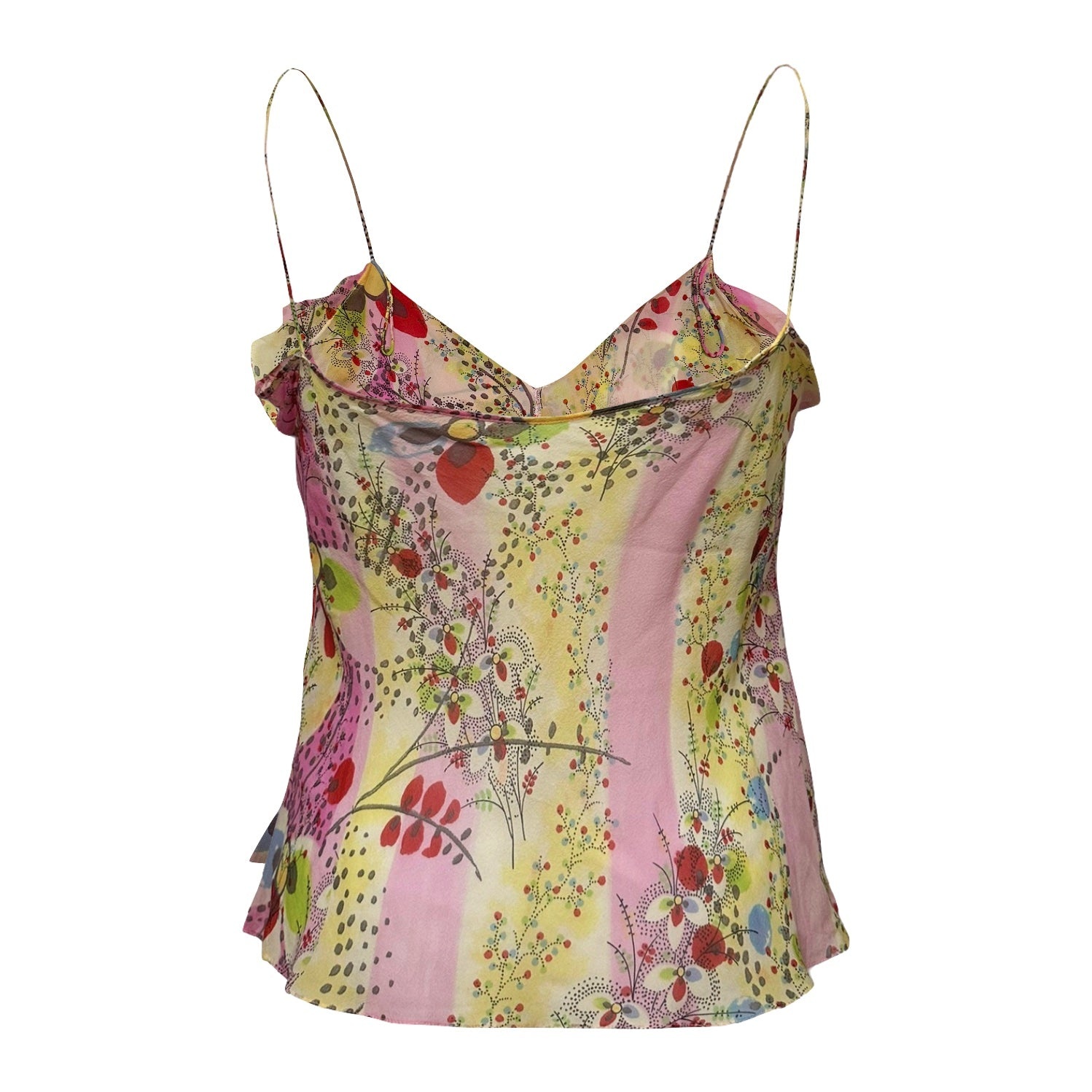 CHRISTIAN DIOR Spring Summer 2003 Floral Print Camisole - 2