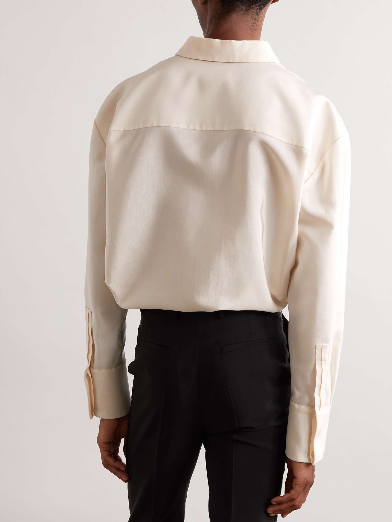 【関税込み】saint laurent Faille shirt SAINT LAURENT Faille Shirt | REVERSIBLE