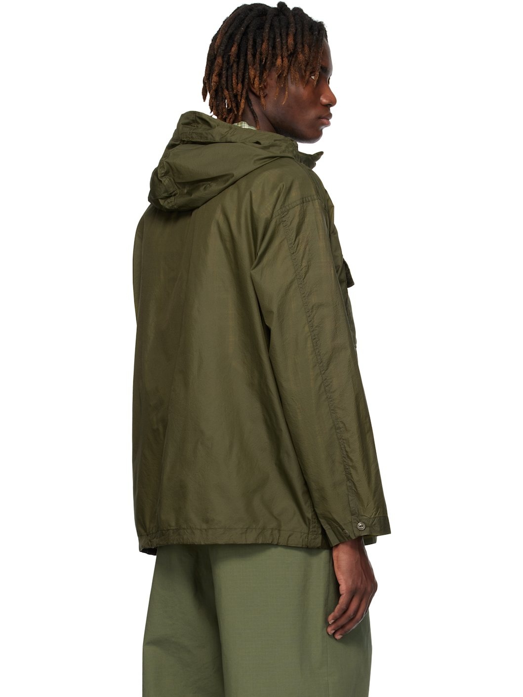 Khaki Cagoule Jacket - 3