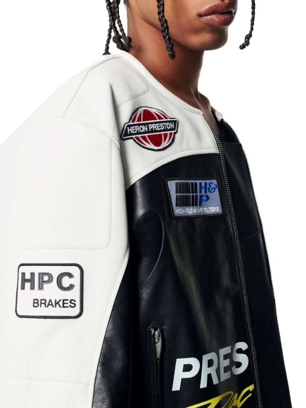 Moto Patches Leather Jkt - 5