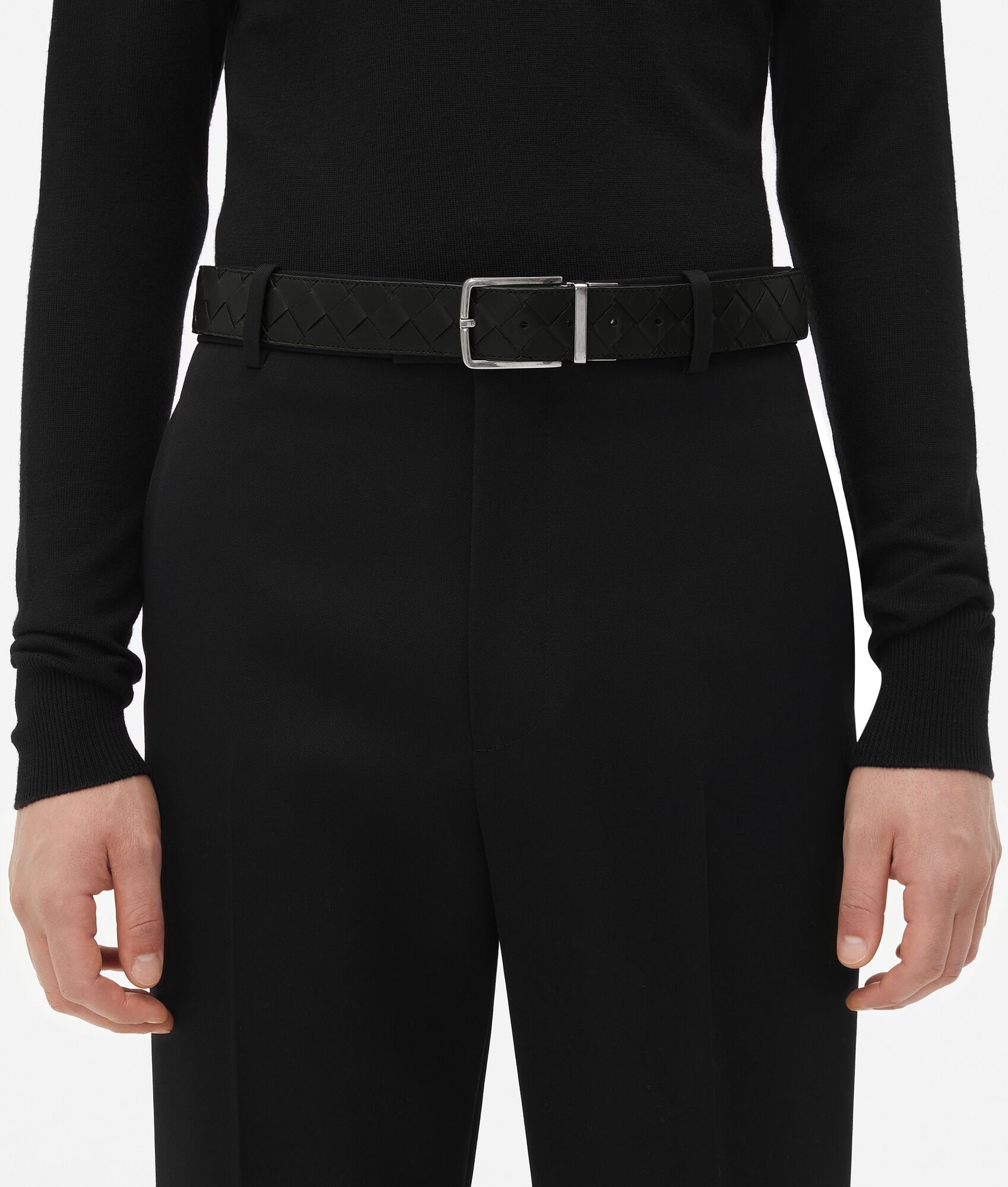 intrecciato reversible belt - 2