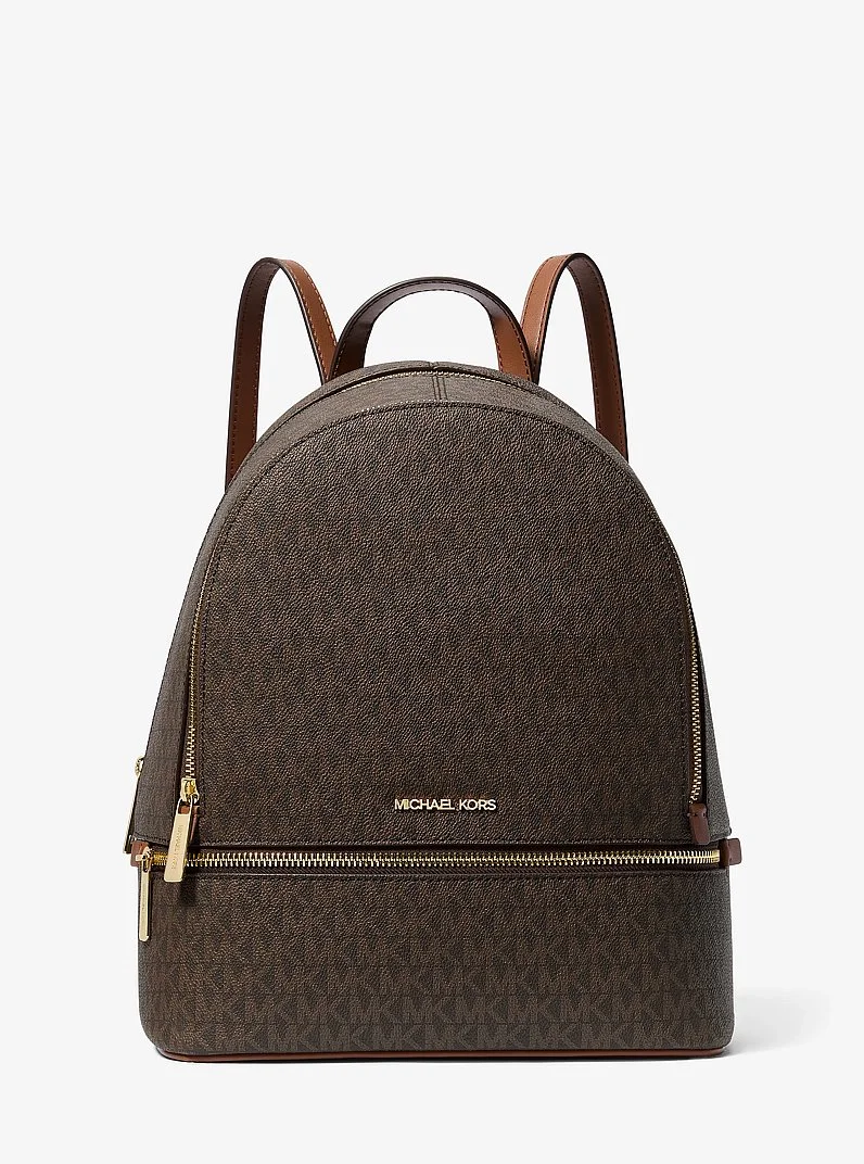 Rhea Medium Signature Logo Backpack - 1