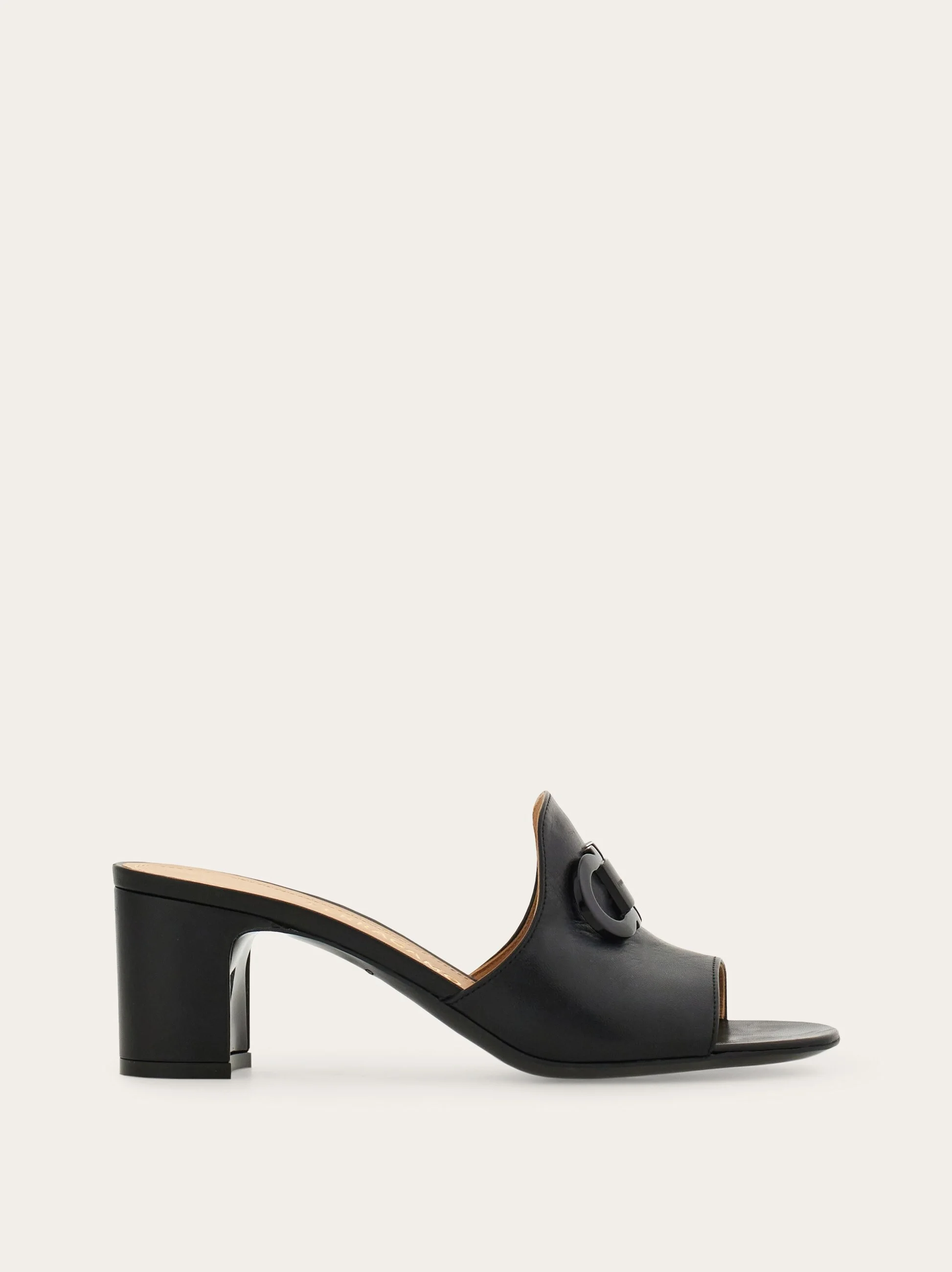 Gancini heeled slide - 1