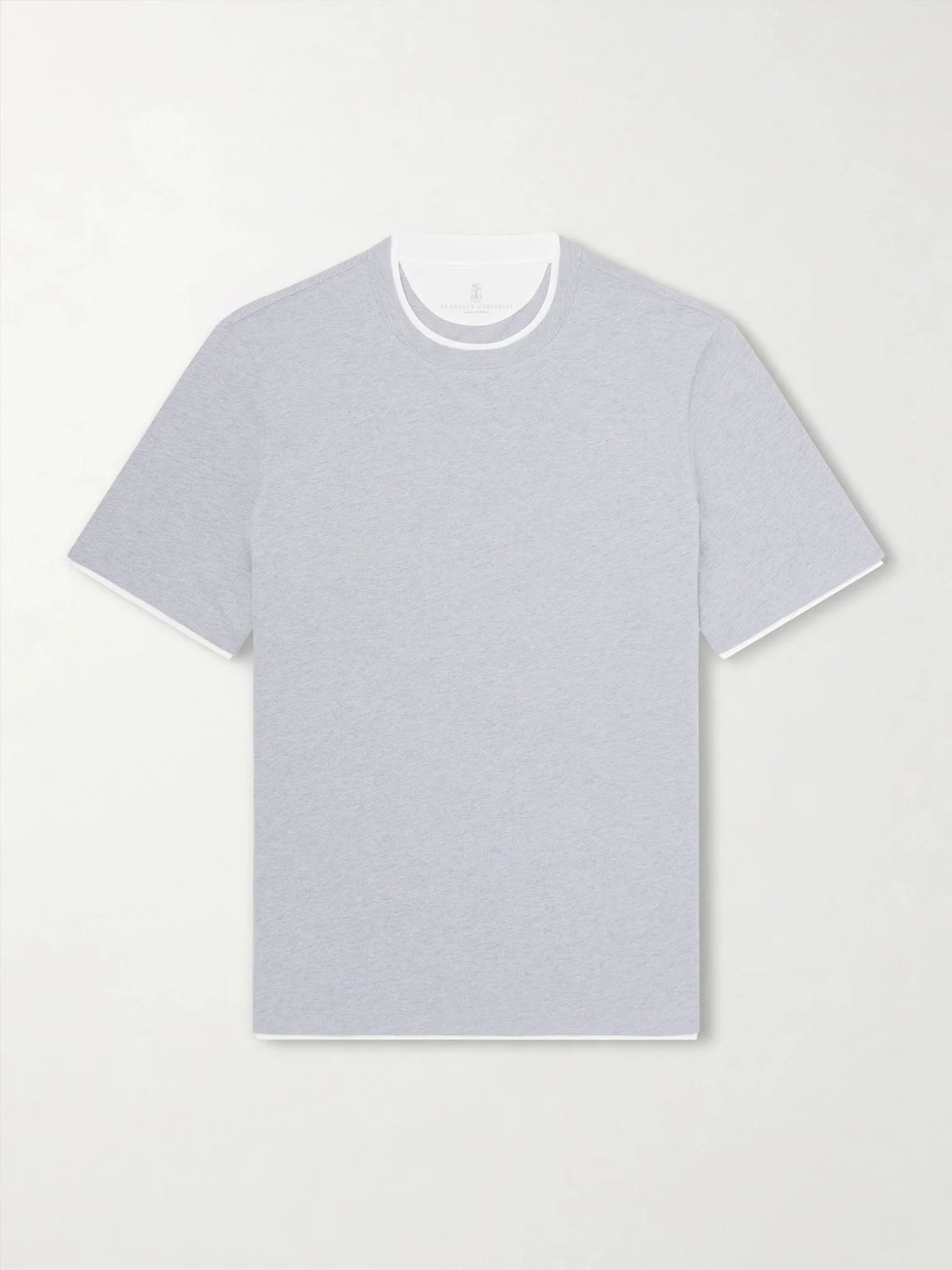 Layered Cotton-Jersey T-Shirt - 1