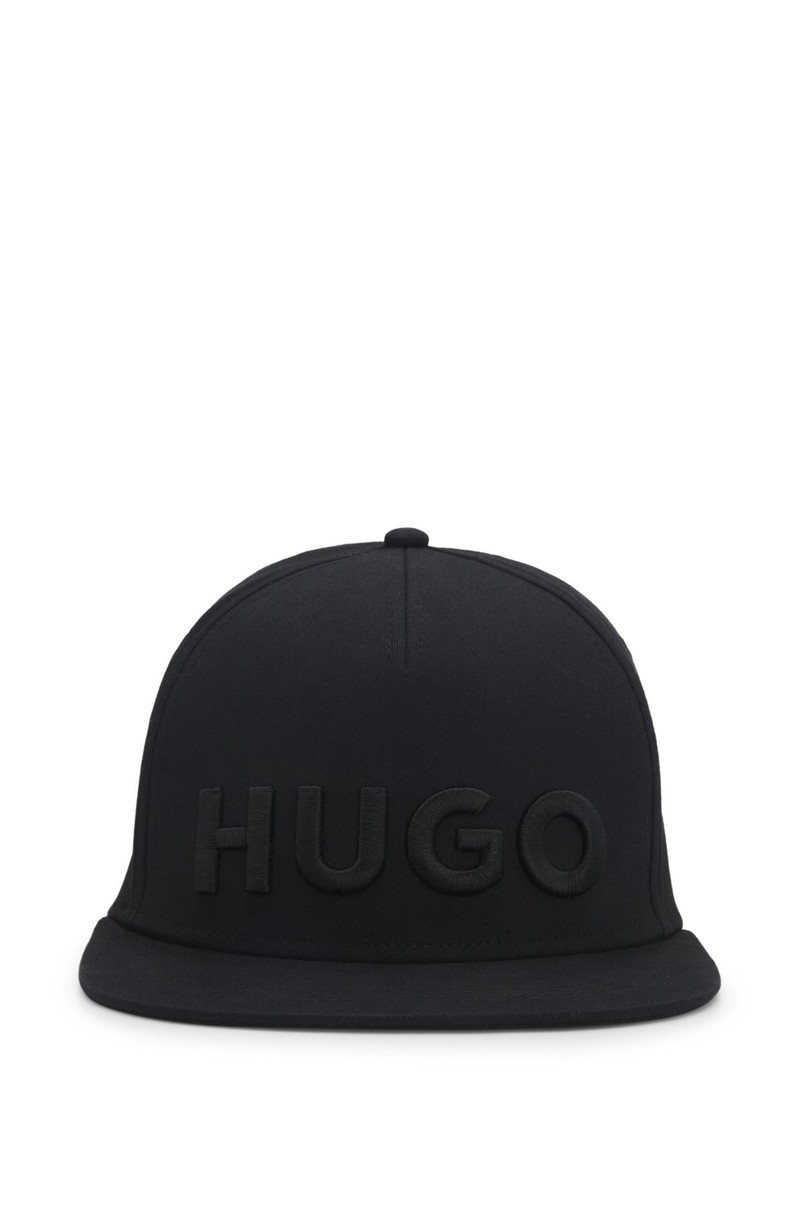 HUGO STRETCH-COTTON CAP WITH EMBROIDERED LOGO outlook