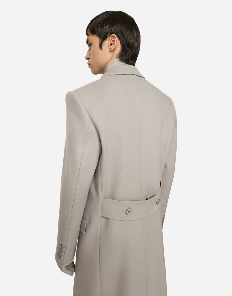 Single-breasted double cashmere coat - 5