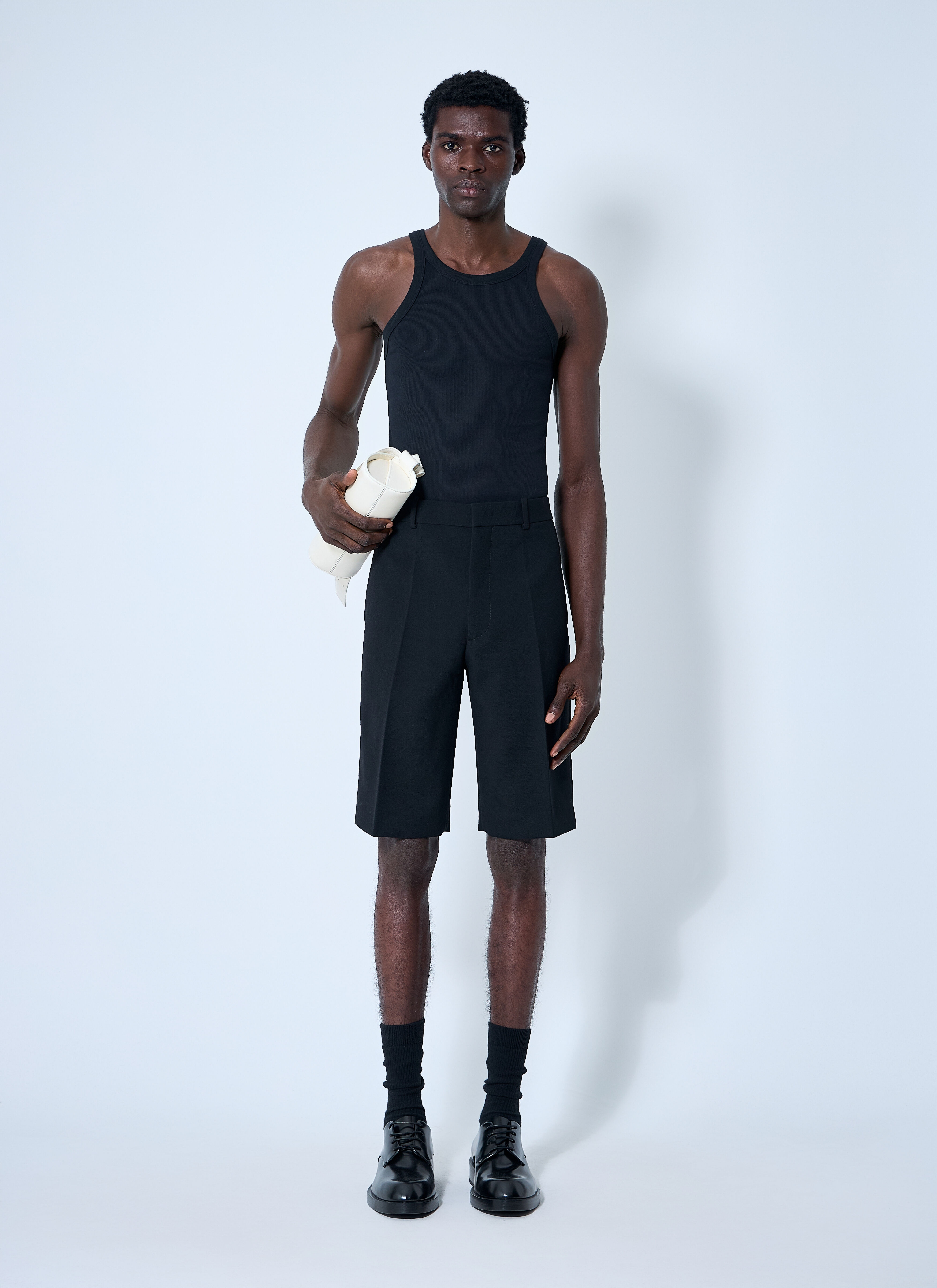 ショートパンツ 25AW JIL SANDER Wool short pants black Jil Sander Tailored Wool Shorts | Black | FARFETCH