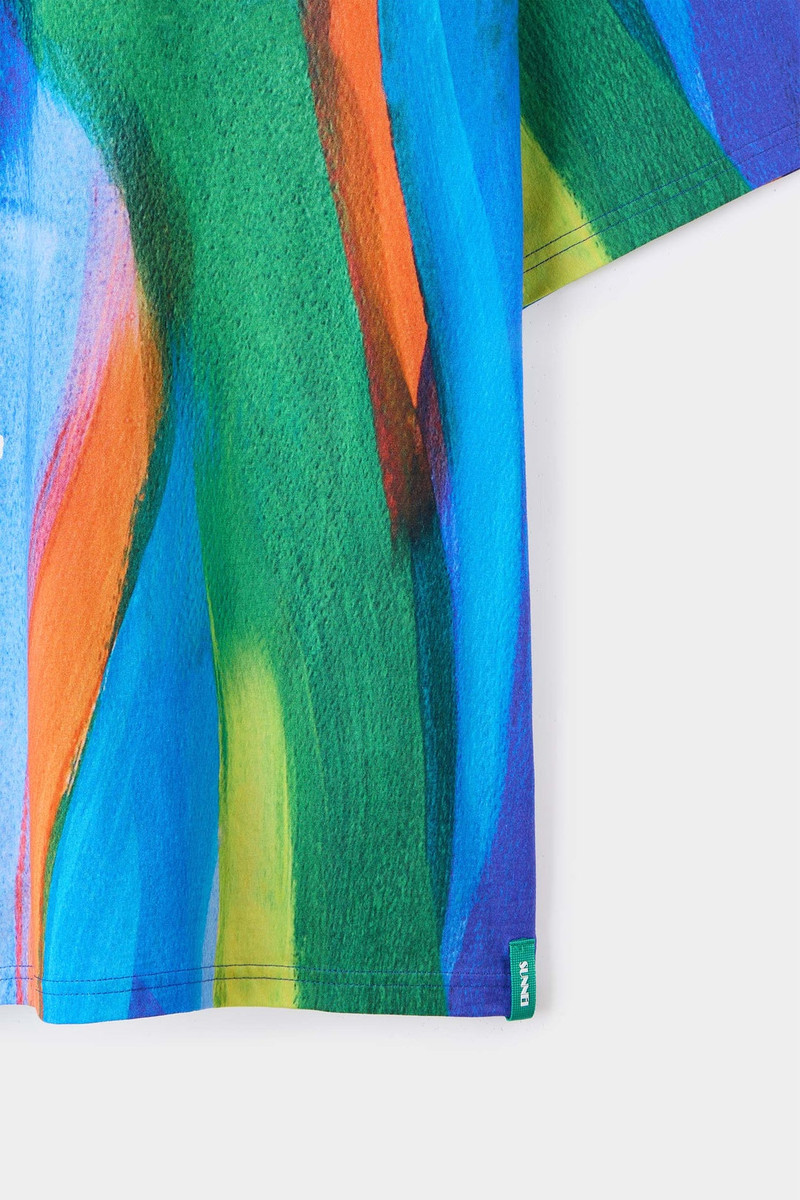 PENNELLATA OVER T-SHIRT / multicolor 4