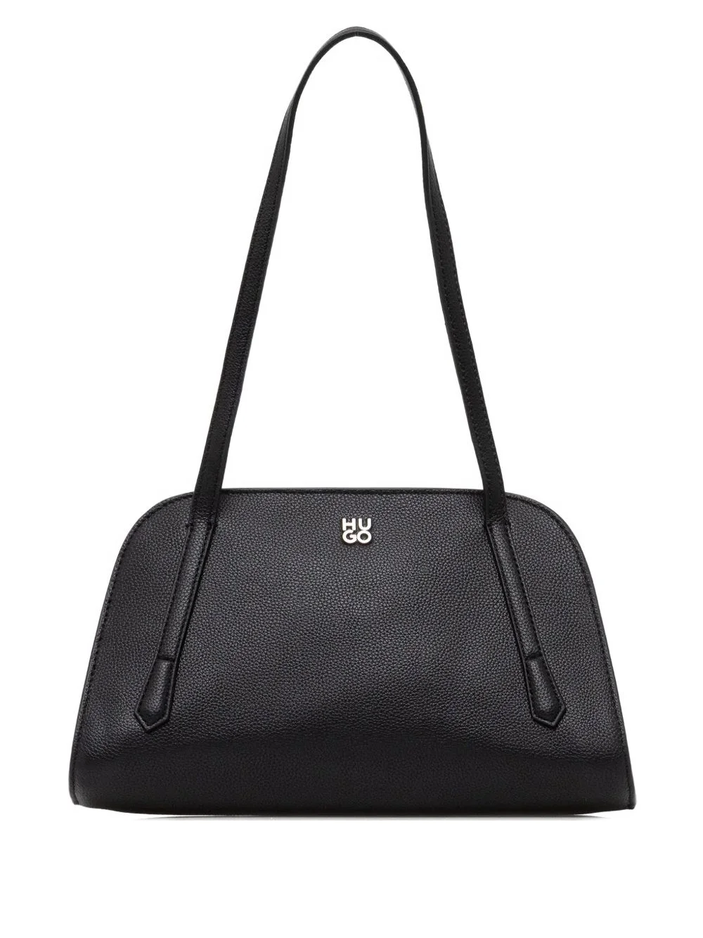 logo-plaque shoulder bag - 1