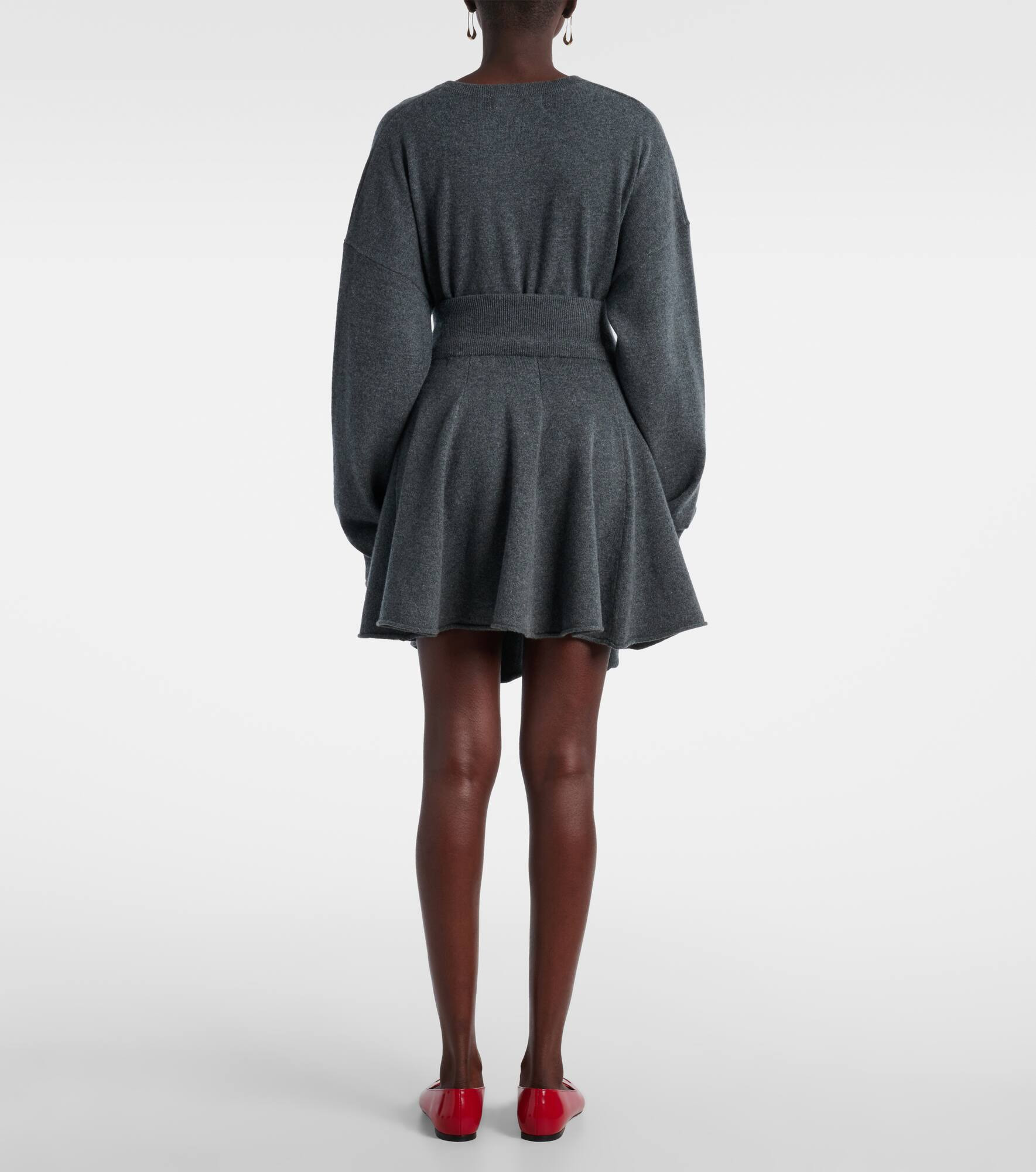 N°379 Girl cashmere-blend miniskirt - 3