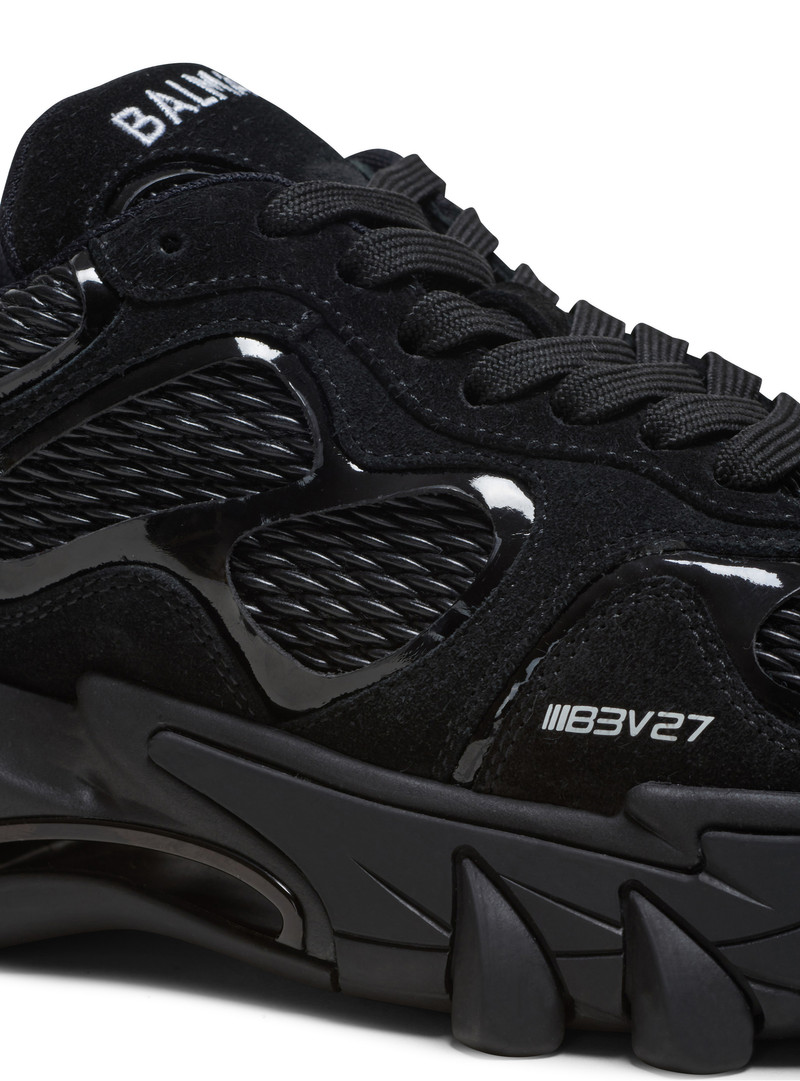 B-East trainer in leather, suede and mesh 5