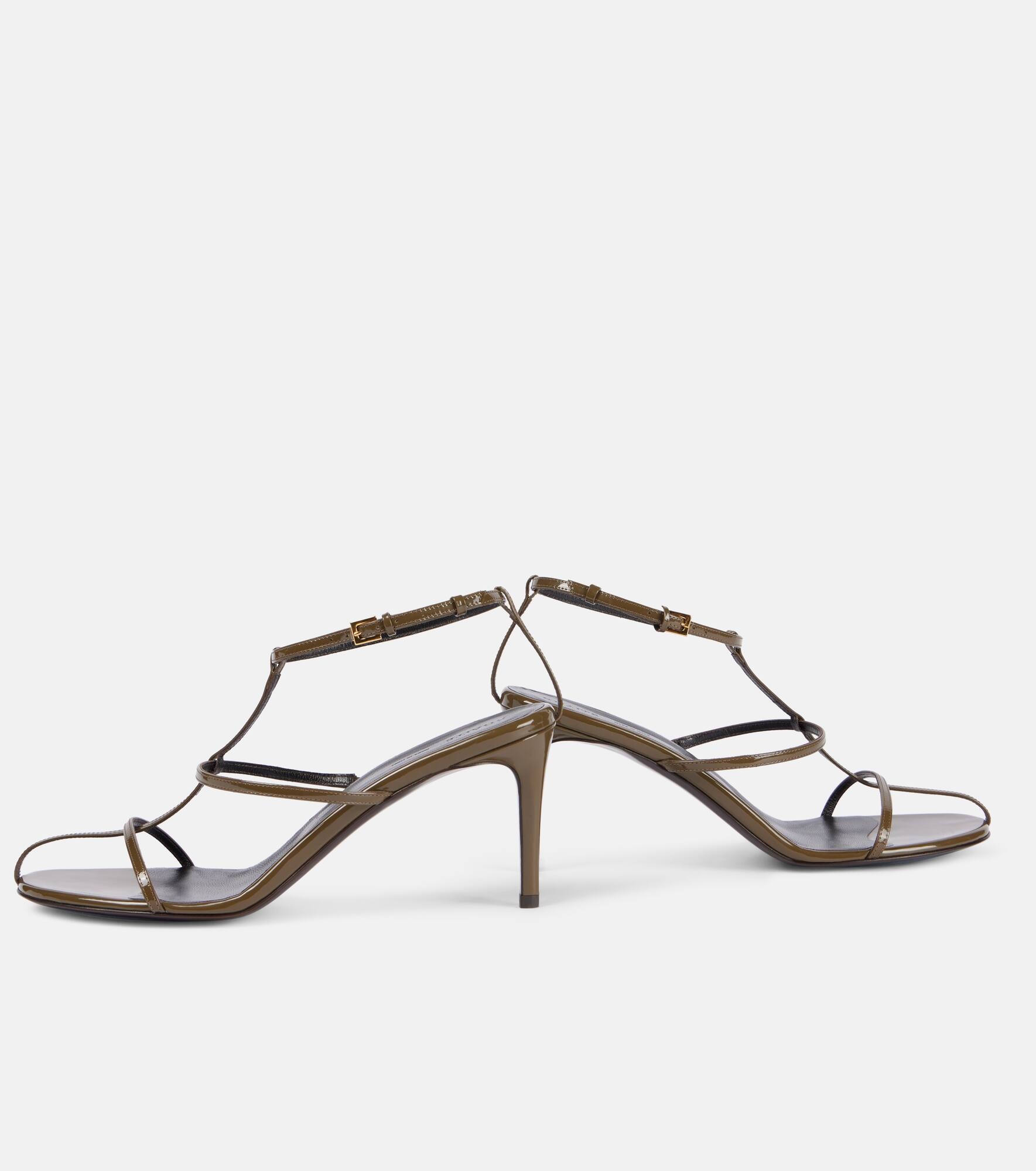 Cage 75 patent leather sandals - 5