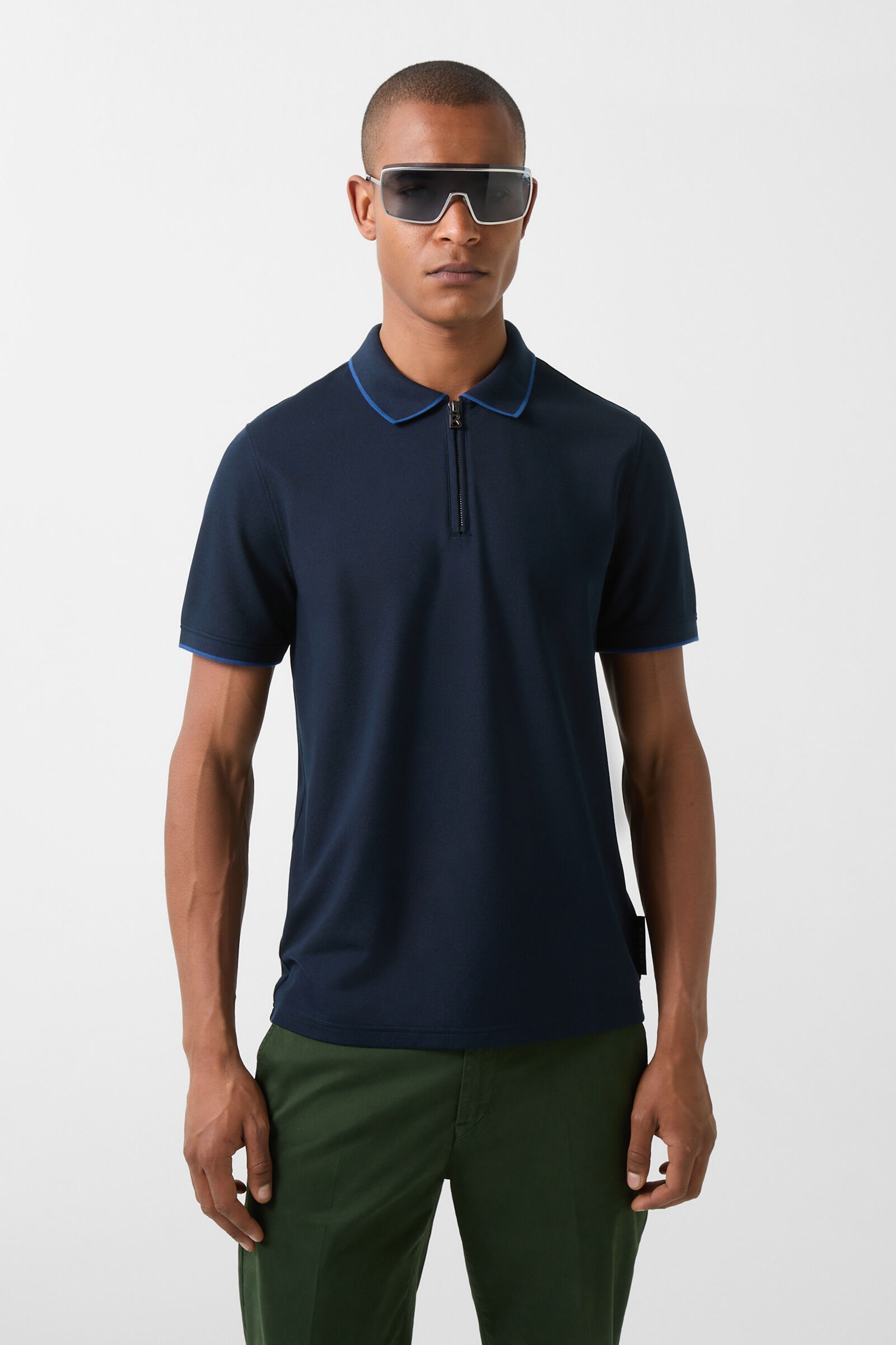 Timo Polo shirt in Navy blue - 2
