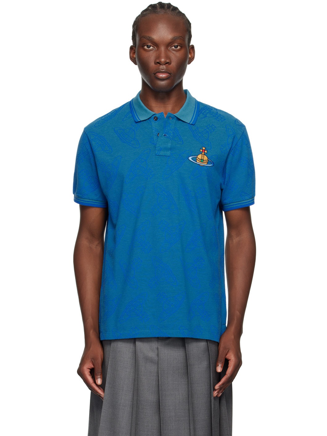 Blue Classic Polo - 1