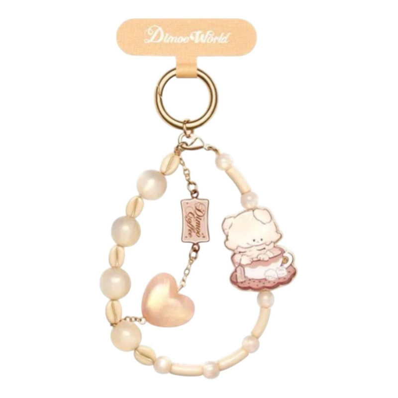 Pop Mart Dimoo Crush on Coffee Phone Charm 'Whispering of the Soft Cloud' PPMT-2508-0001-WSC - 1