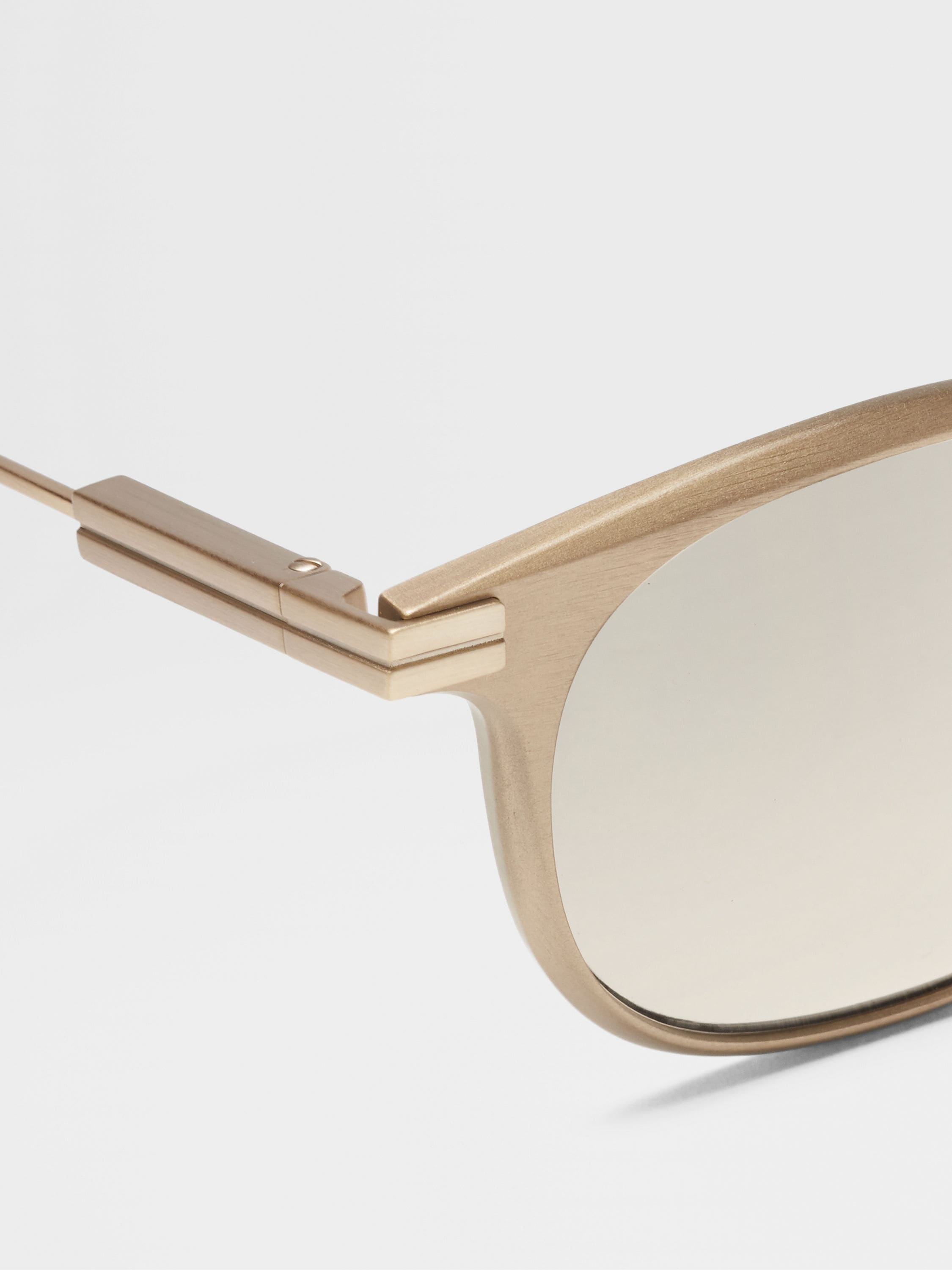 LIGHT GOLD ALUMINIUM SUNGLASSES - 2