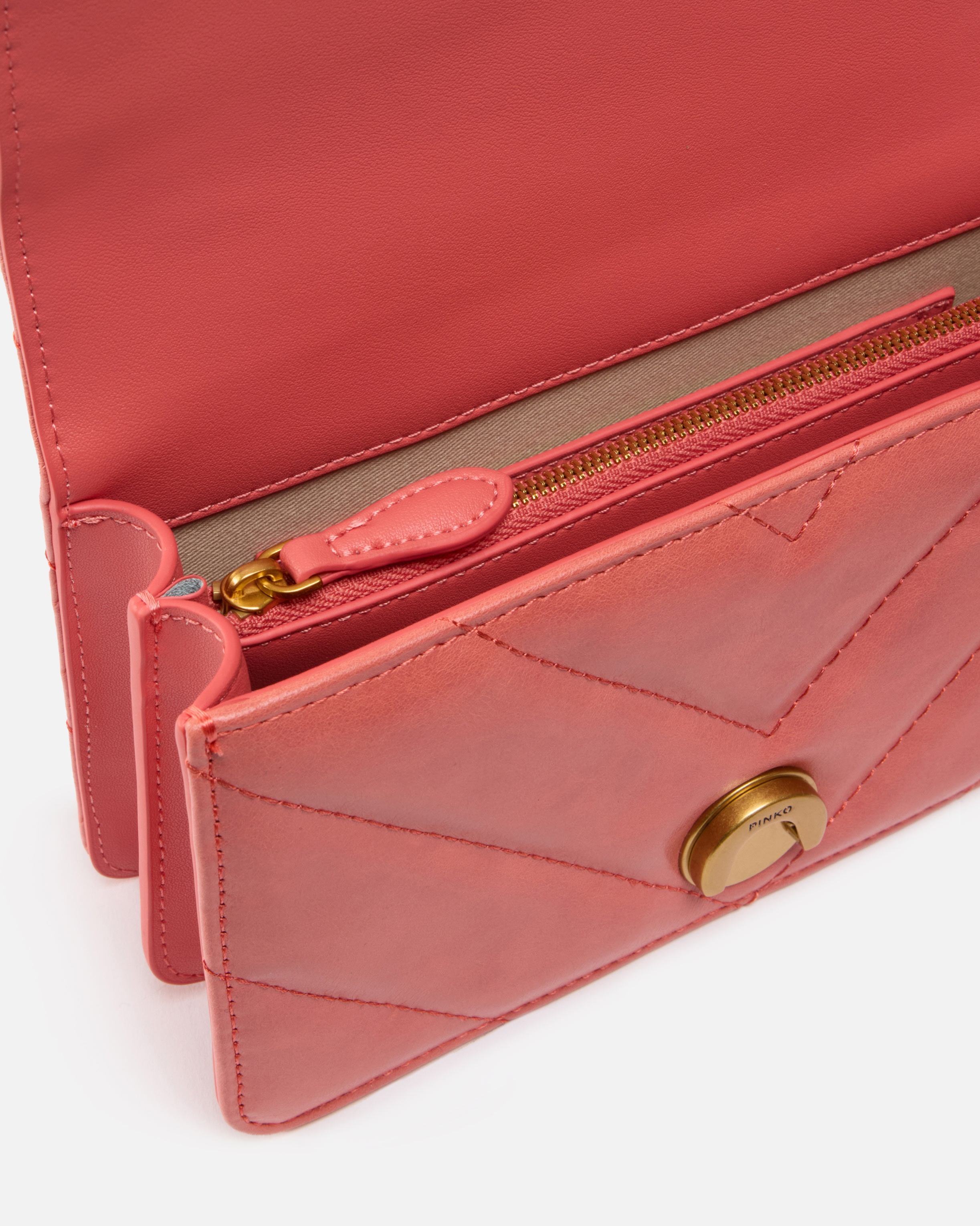LOVE BAG MINI CROSSBODY BAG IN DISTRESSED-EFFECT LEATHER - 4