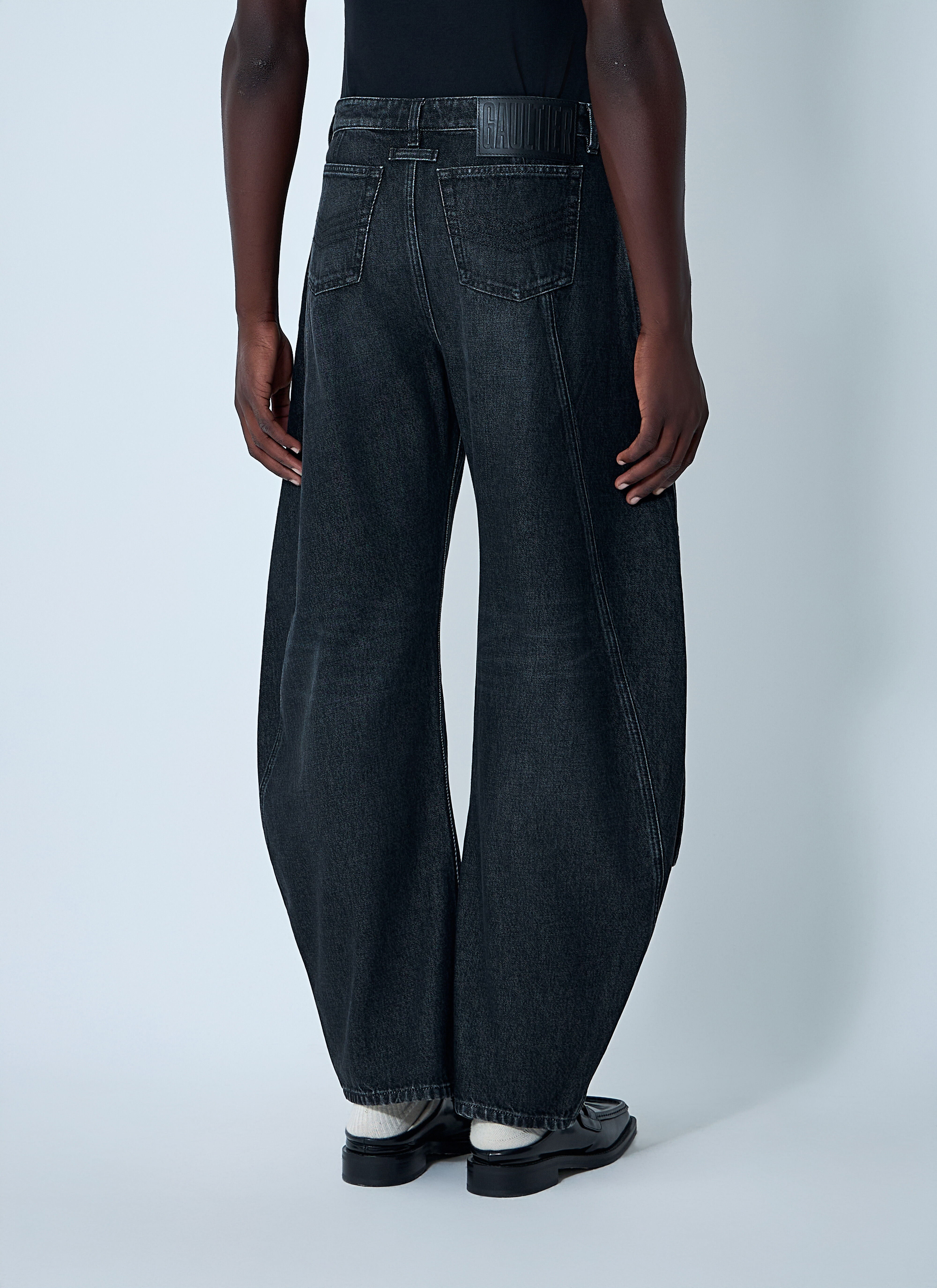 Jeans With Strap Detail - 4