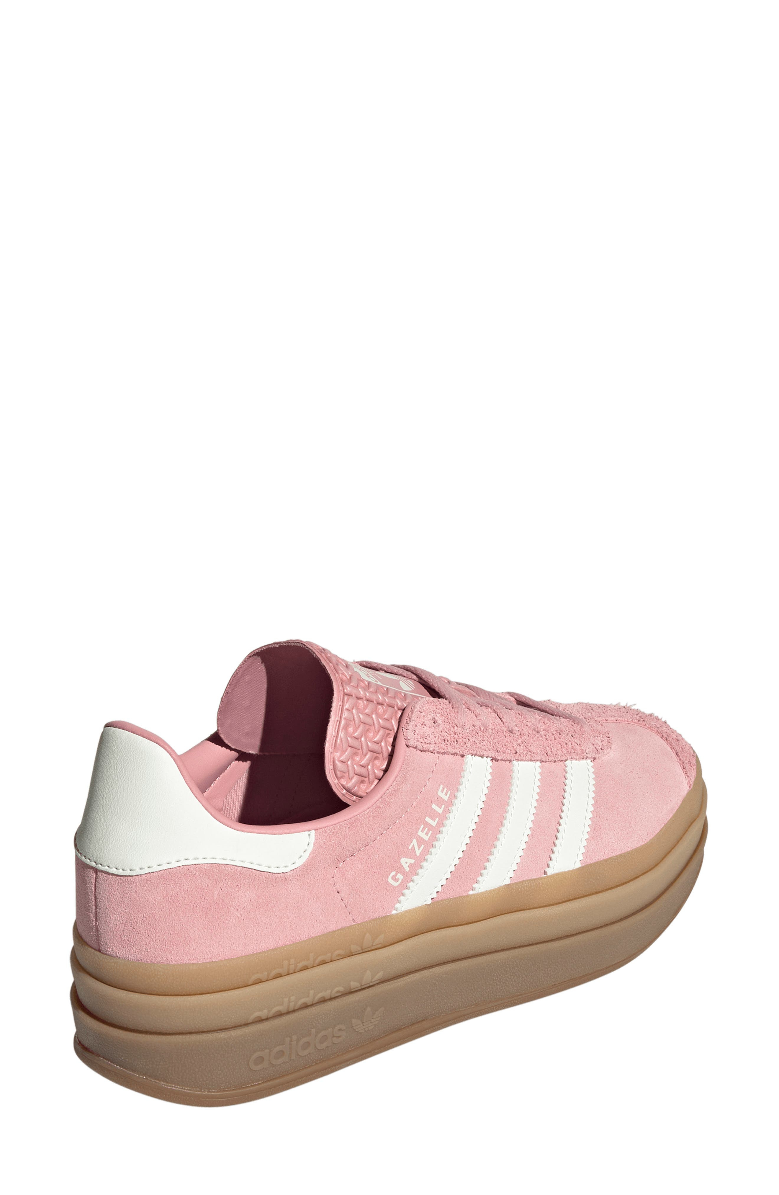 adidas Gazelle Bold Platform Sneaker in Wonder Mauve/Off White/Gum at Nordstrom - 2