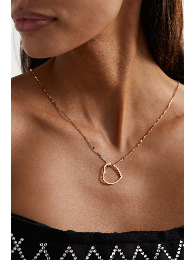 REPOSSI Antifer Heart 18-karat Rose Gold Necklace outlook