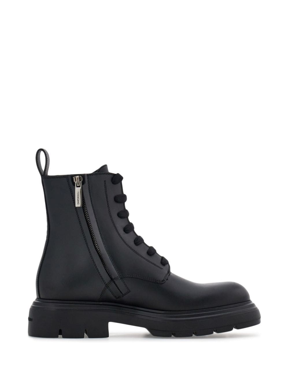 Combat leather boots - 5