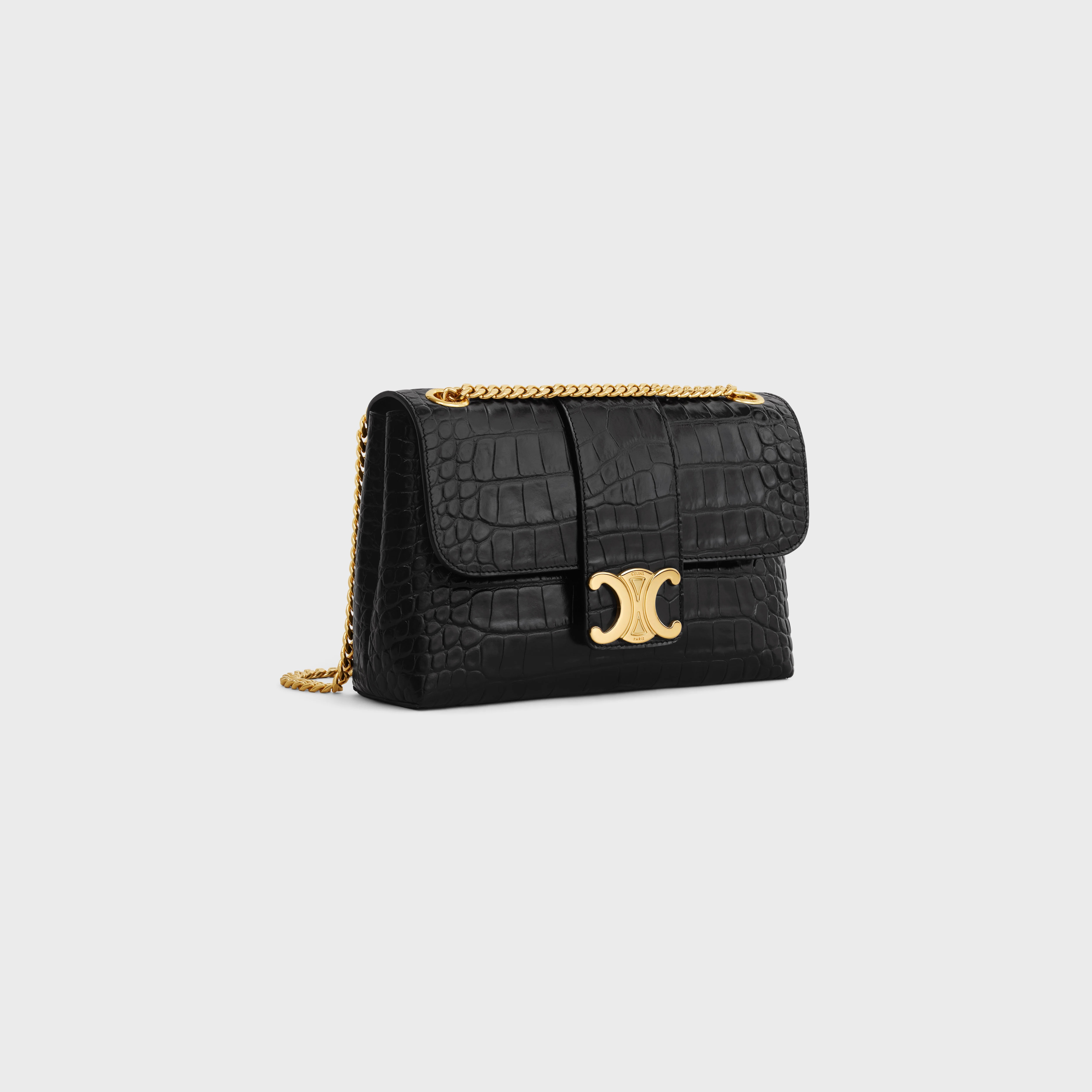 MEDIUM VICTOIRE BAG in porosus crocodile - 2
