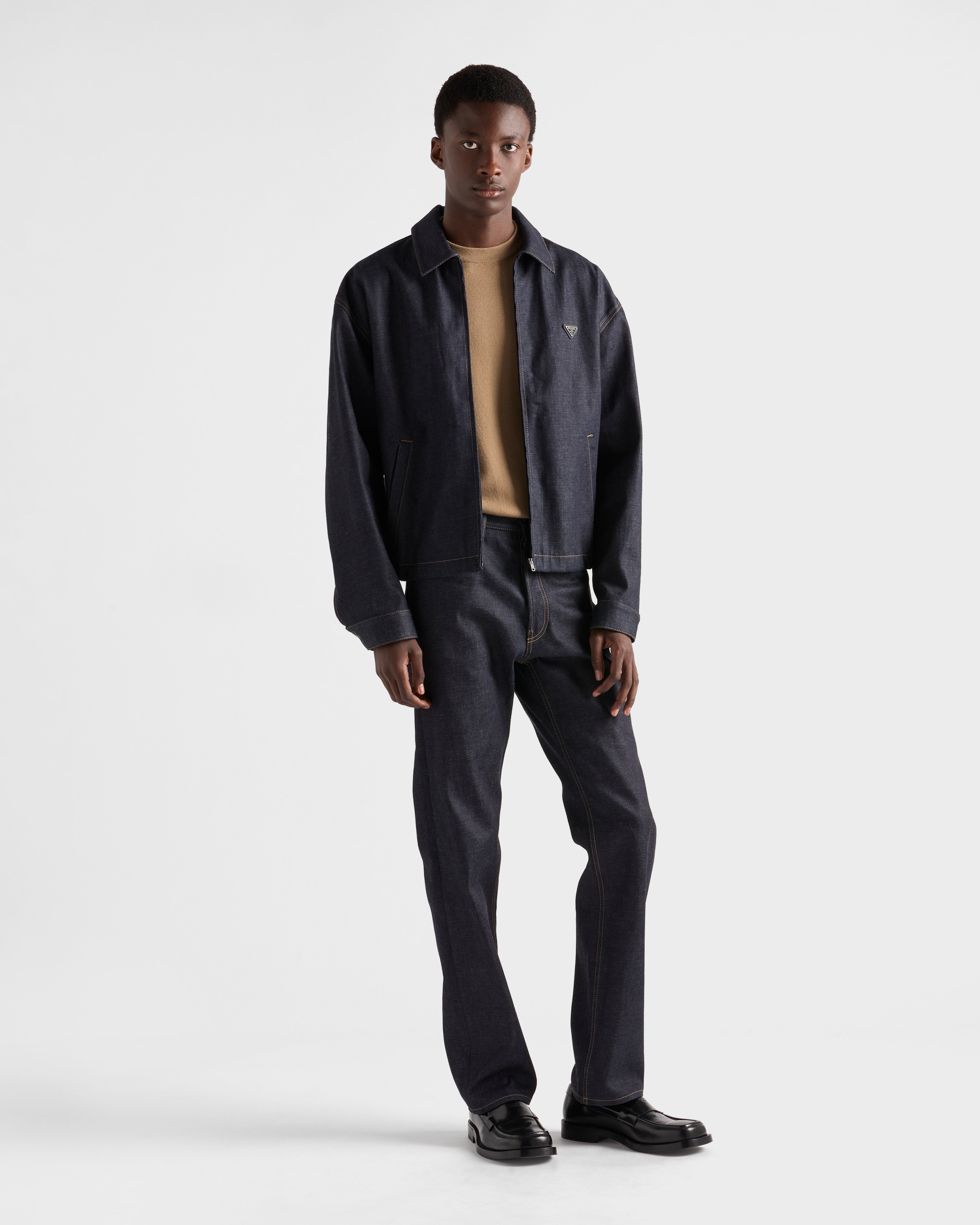 Denim blouson jacket - 2