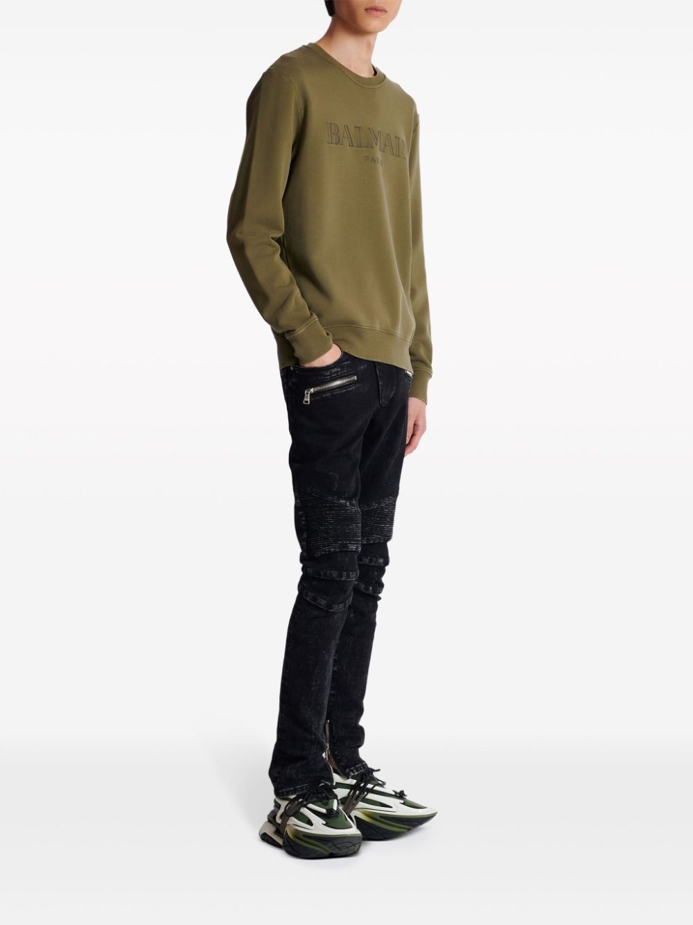 Vintage Balmain cotton sweatshirt - 3