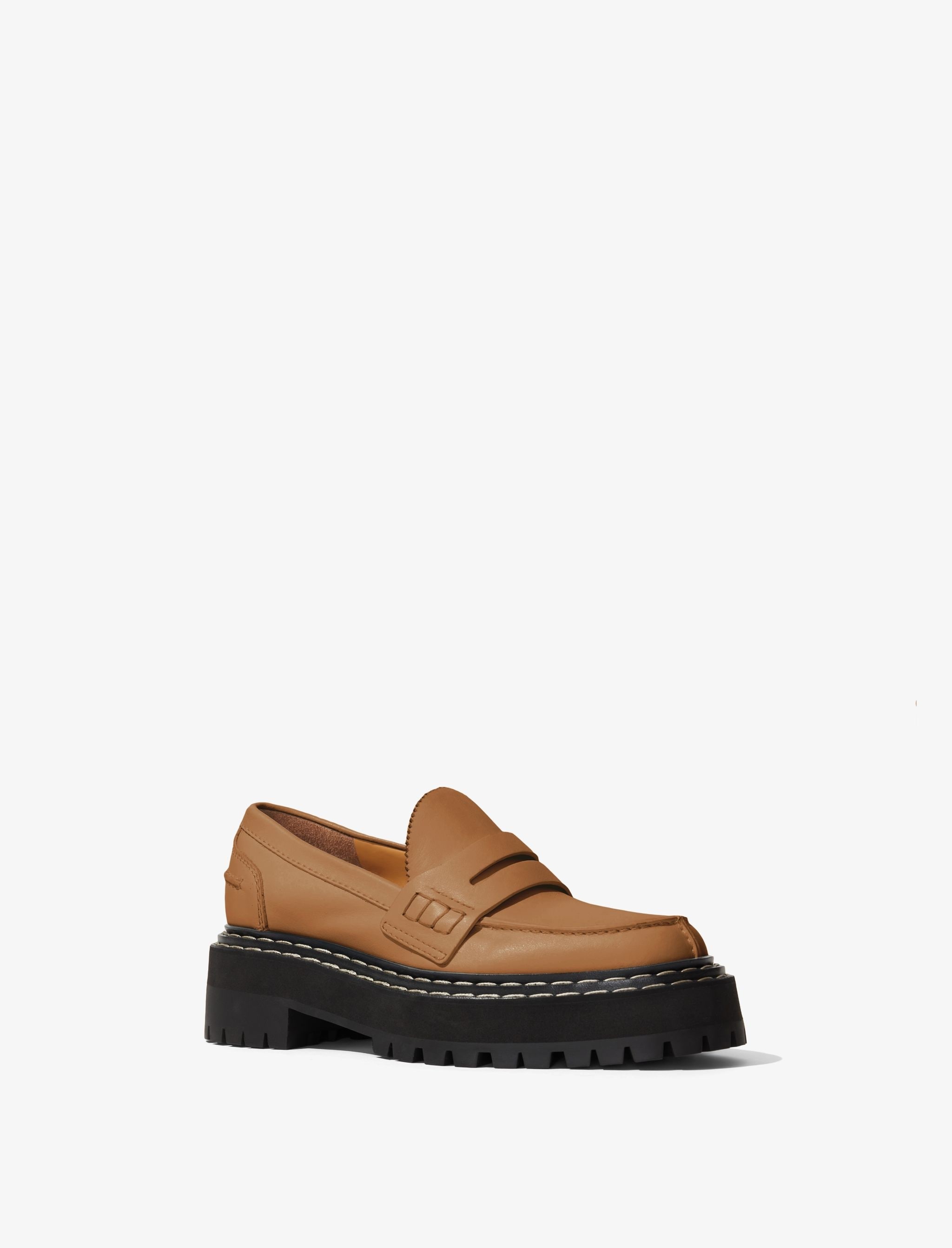 Lug Sole Platform Loafers - 2