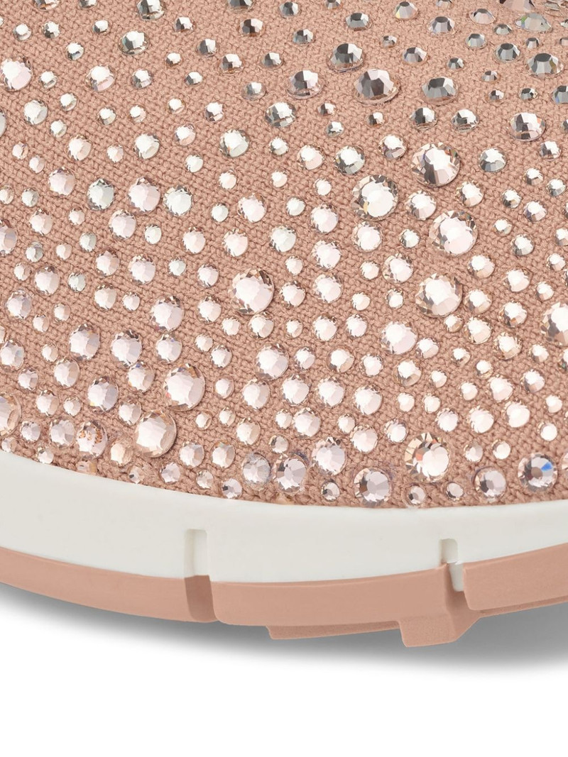Verona crystal-embellished sneakers 3