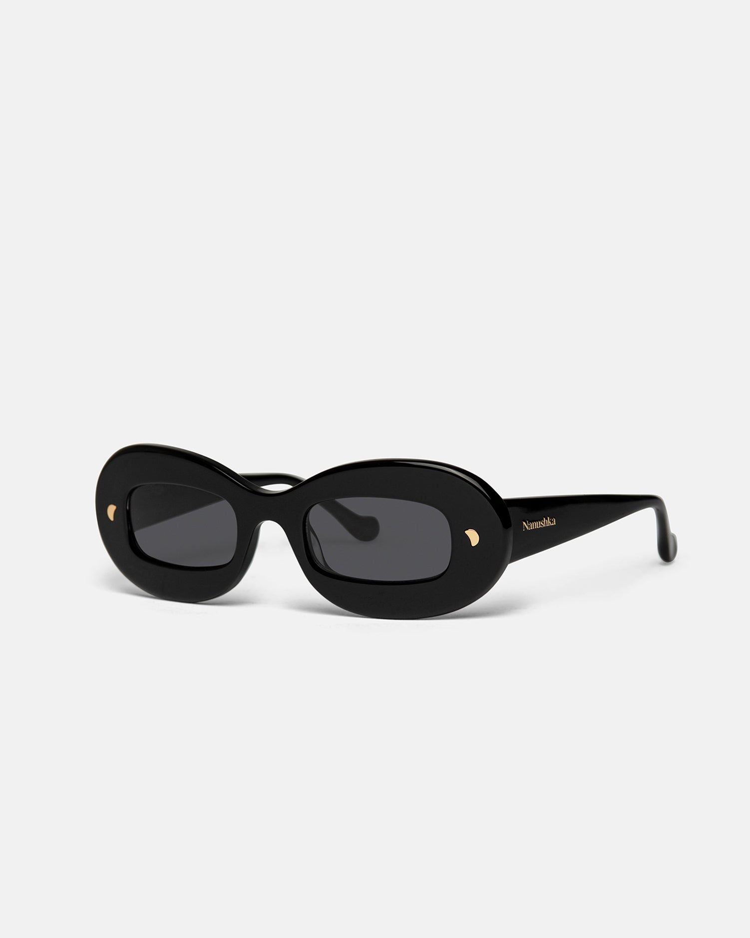 Oval-Frame Sunglasses 2