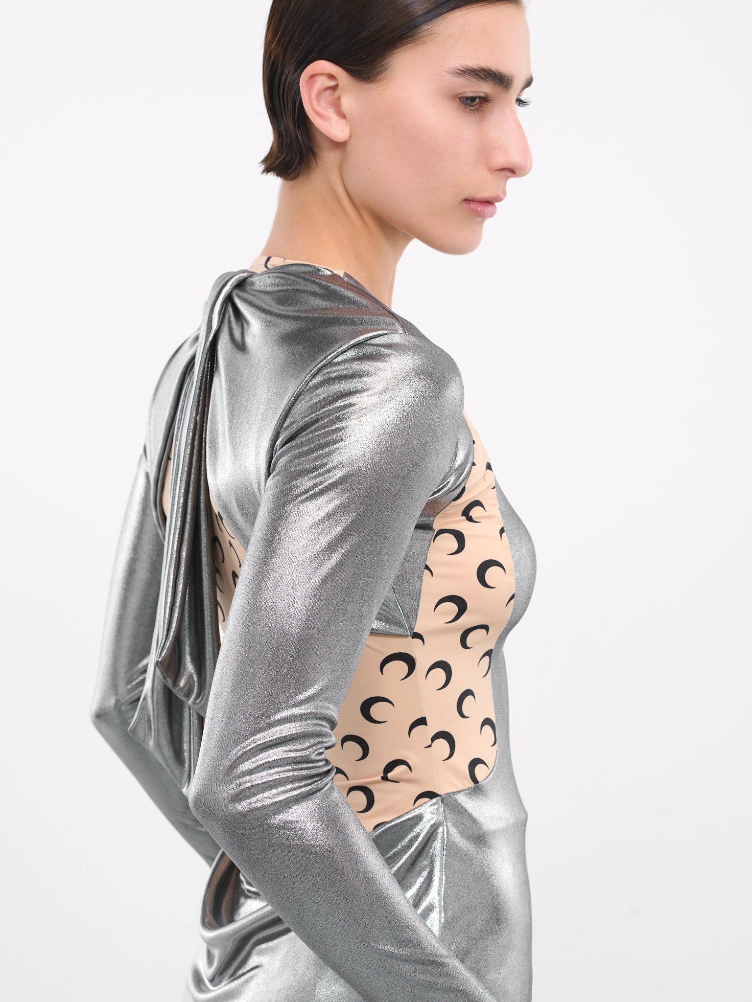 Draped Regenerated Jersey Top - 5