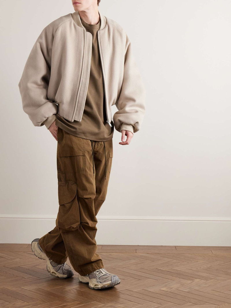entire studios Wool-Blend Felt Bomber Jacket outlook