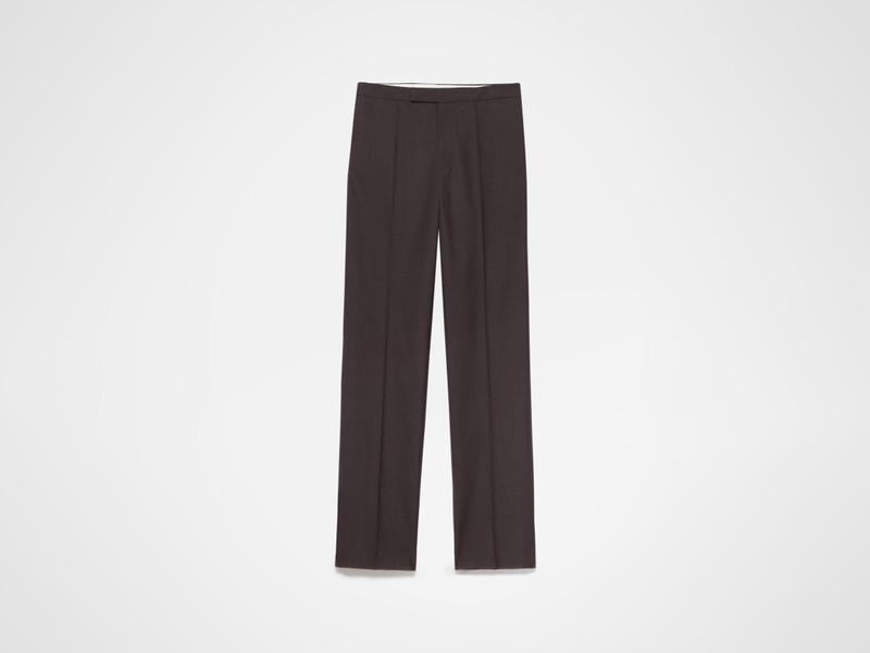 TAILORED TUXEDO TROUSERS IN CHOCOLATE BROWN 1