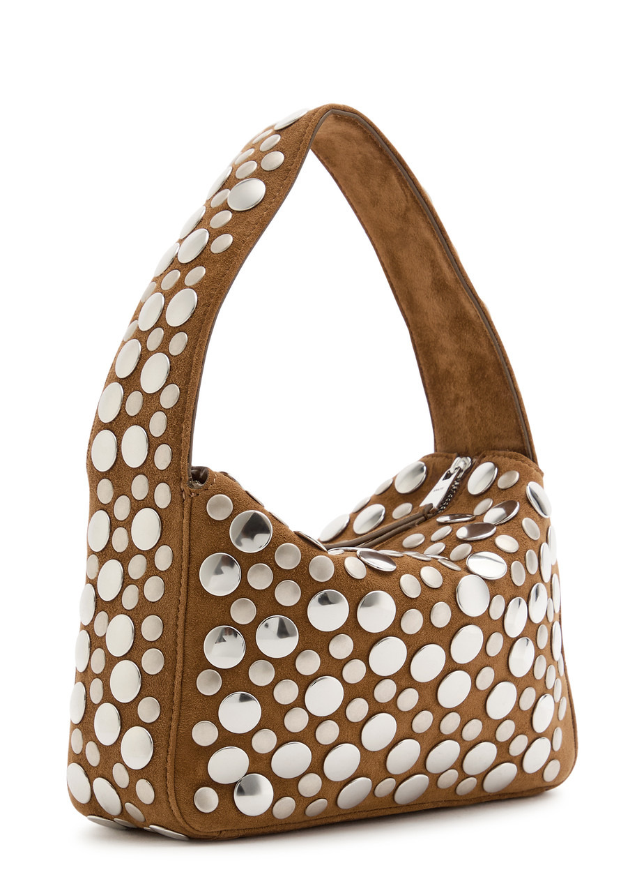 Khaite Elena Small Studded Suede top Handle bag - 2