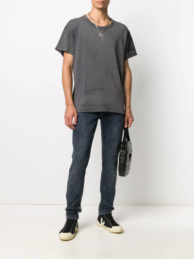 AMIRI distressed cotton T-shirt outlook