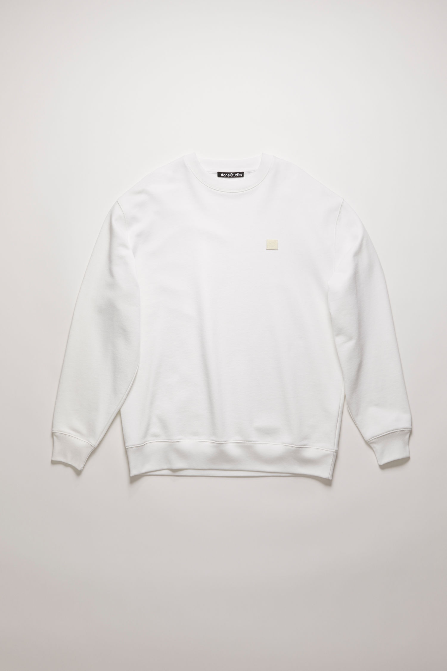 Crew neck sweatshirt optic white - 1