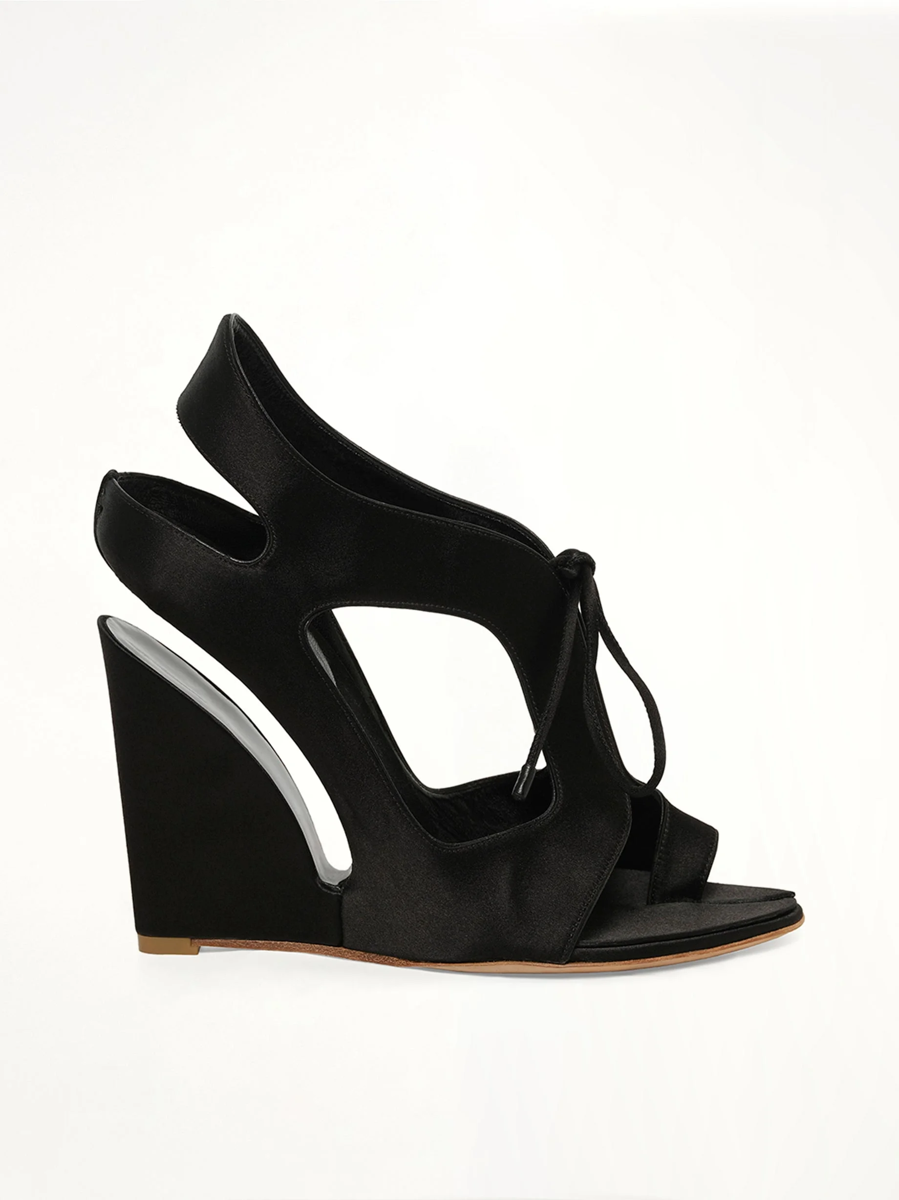 Fabric Sandal in Black - 1