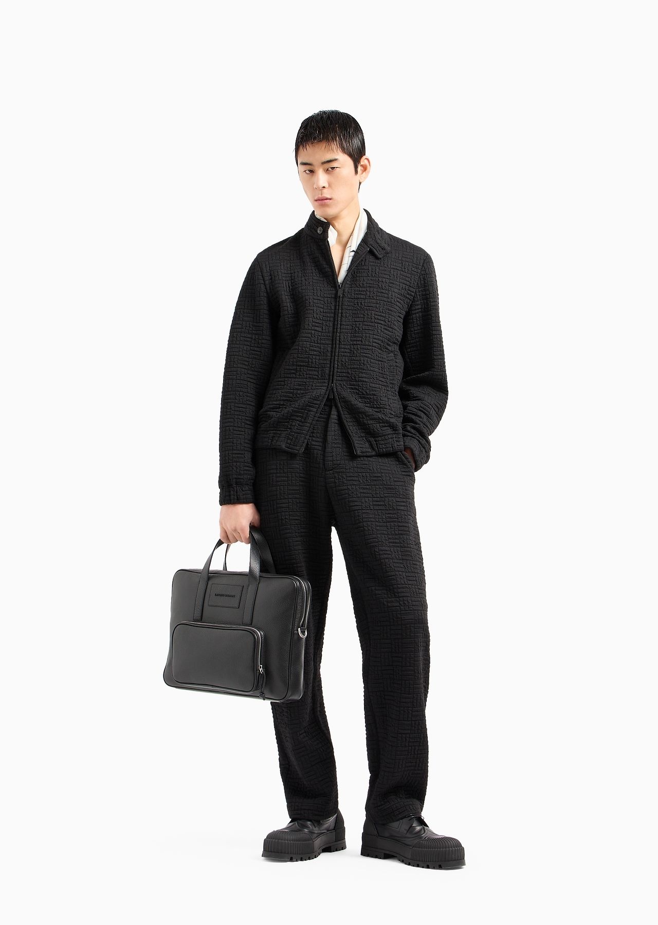 Business bag in tumbled leather - 6