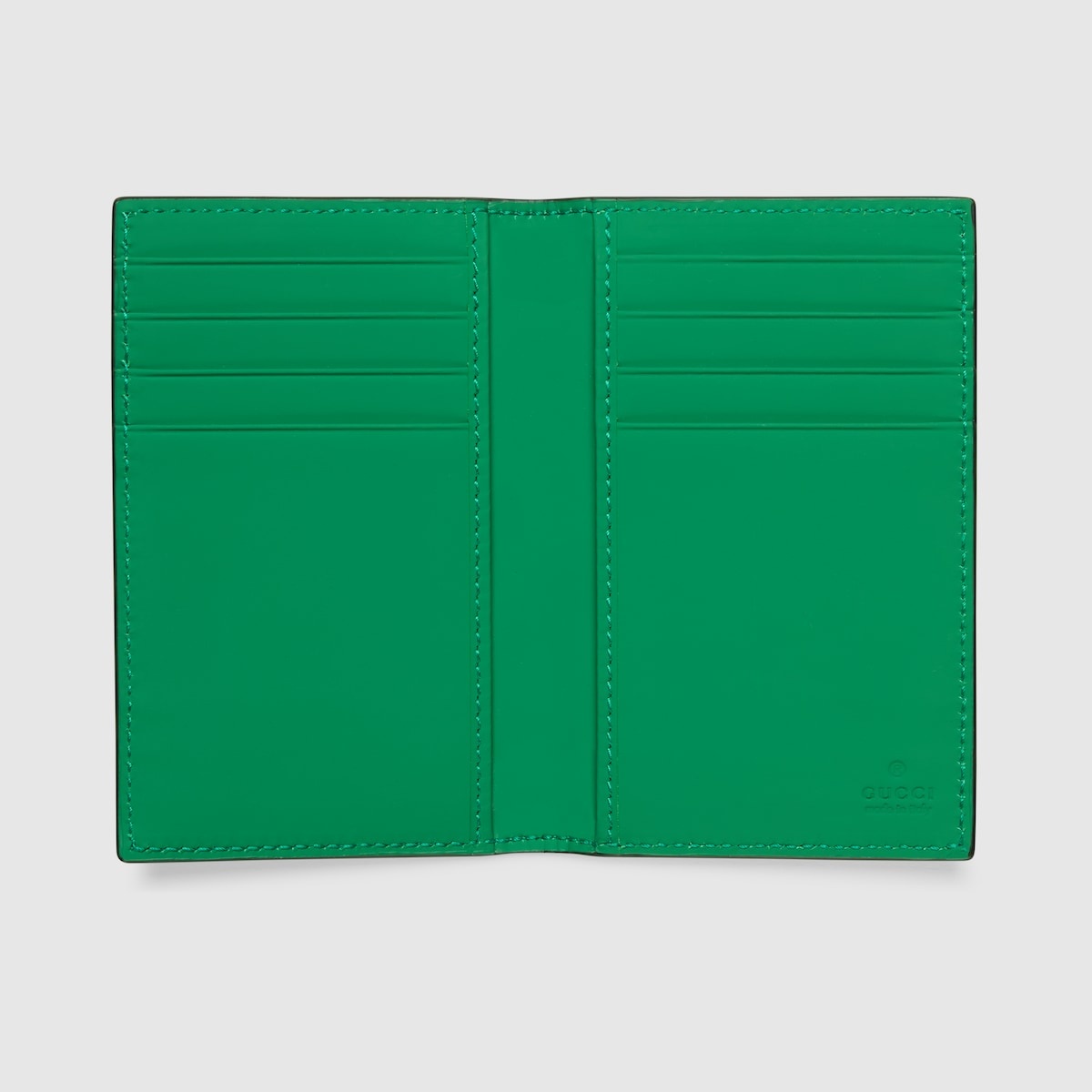 GG rubber-effect long card case - 2